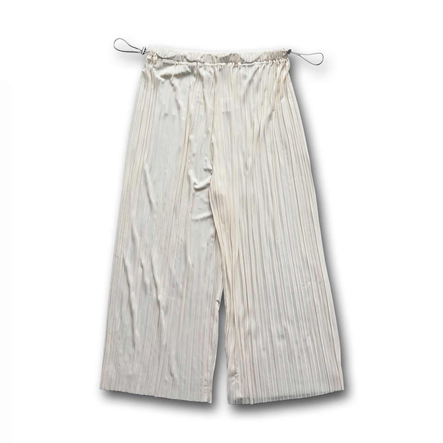 【SAMPLE】waist adjuster pleats pants / ivory