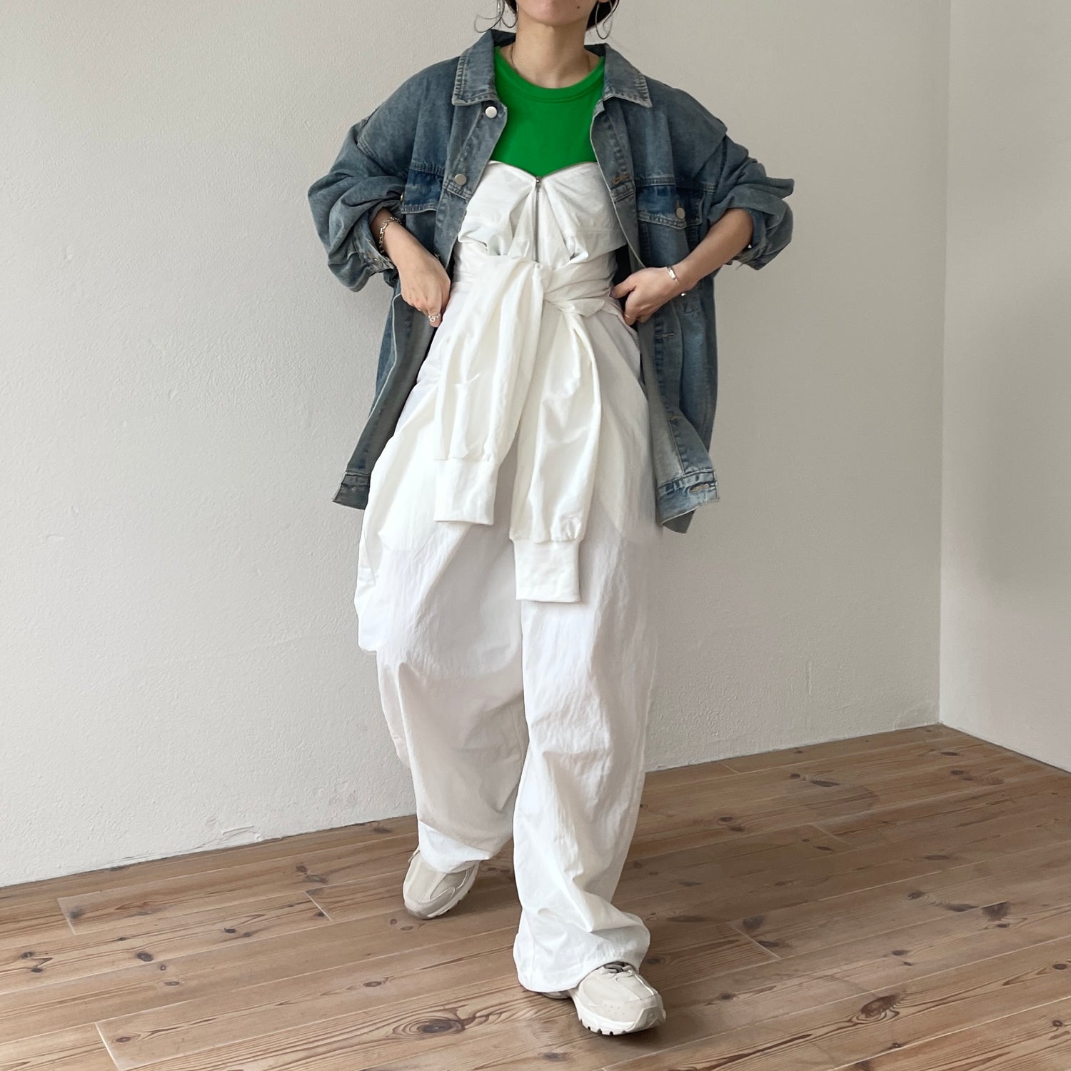 perfect silhouette buddy denim jacket / blue