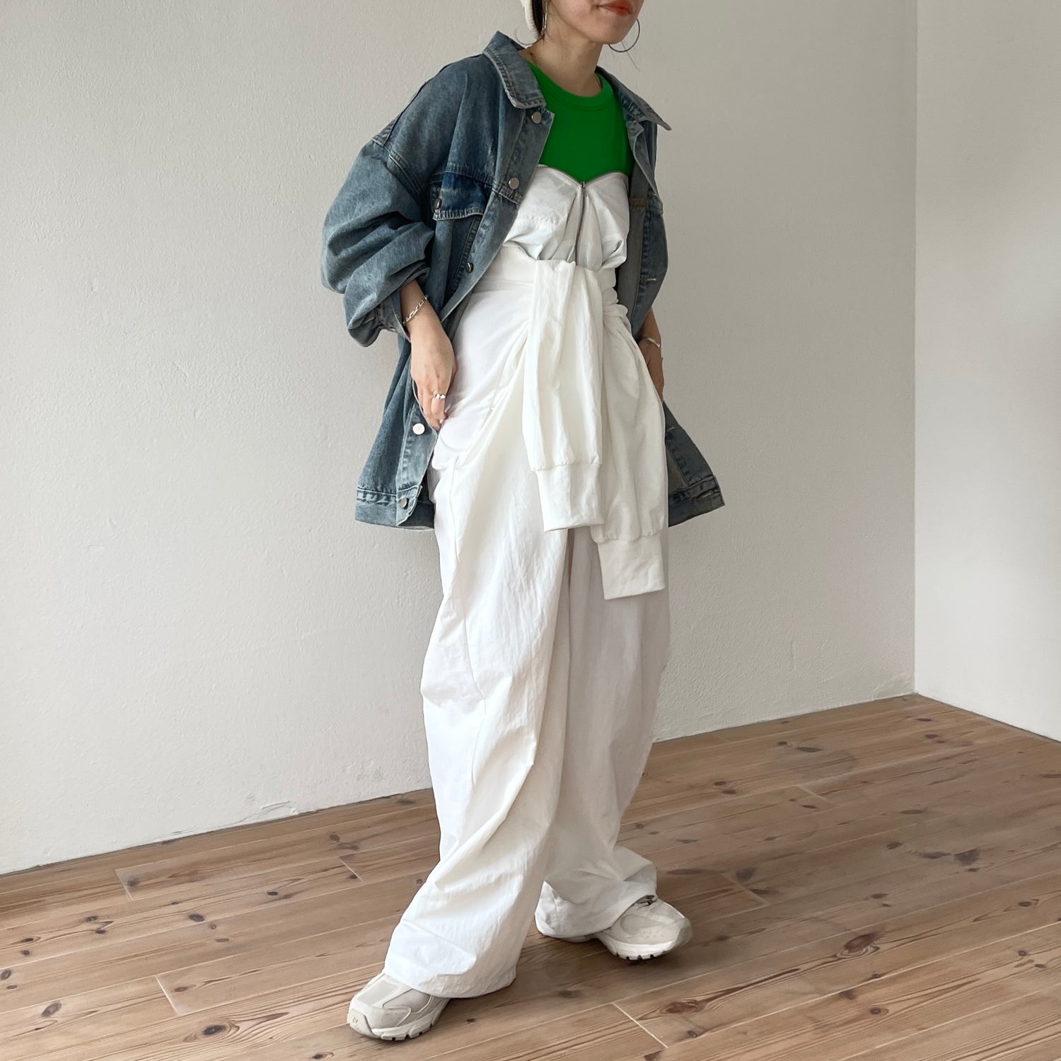 perfect silhouette buddy denim jacket / blue
