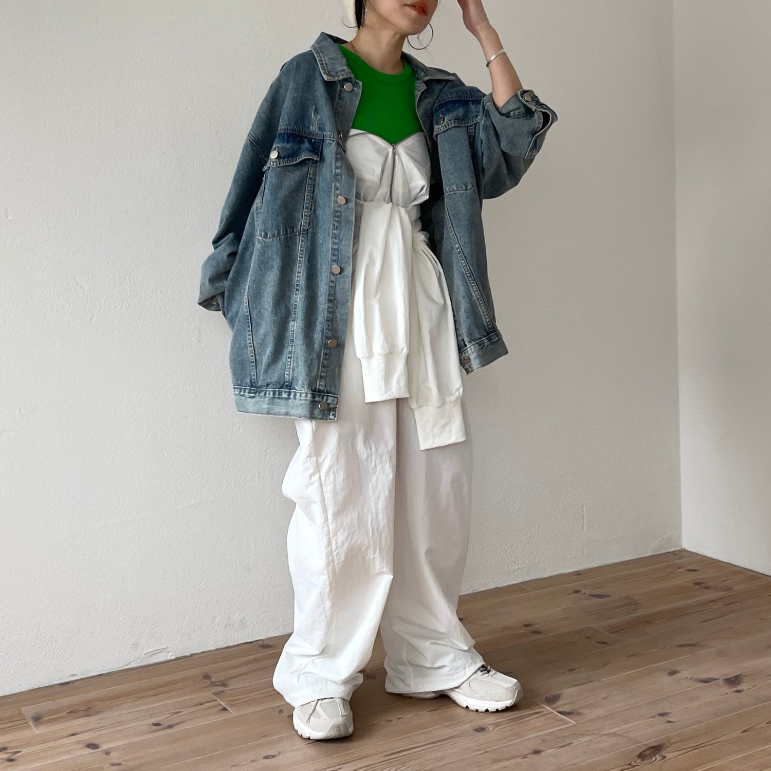 perfect silhouette buddy denim jacket / blue