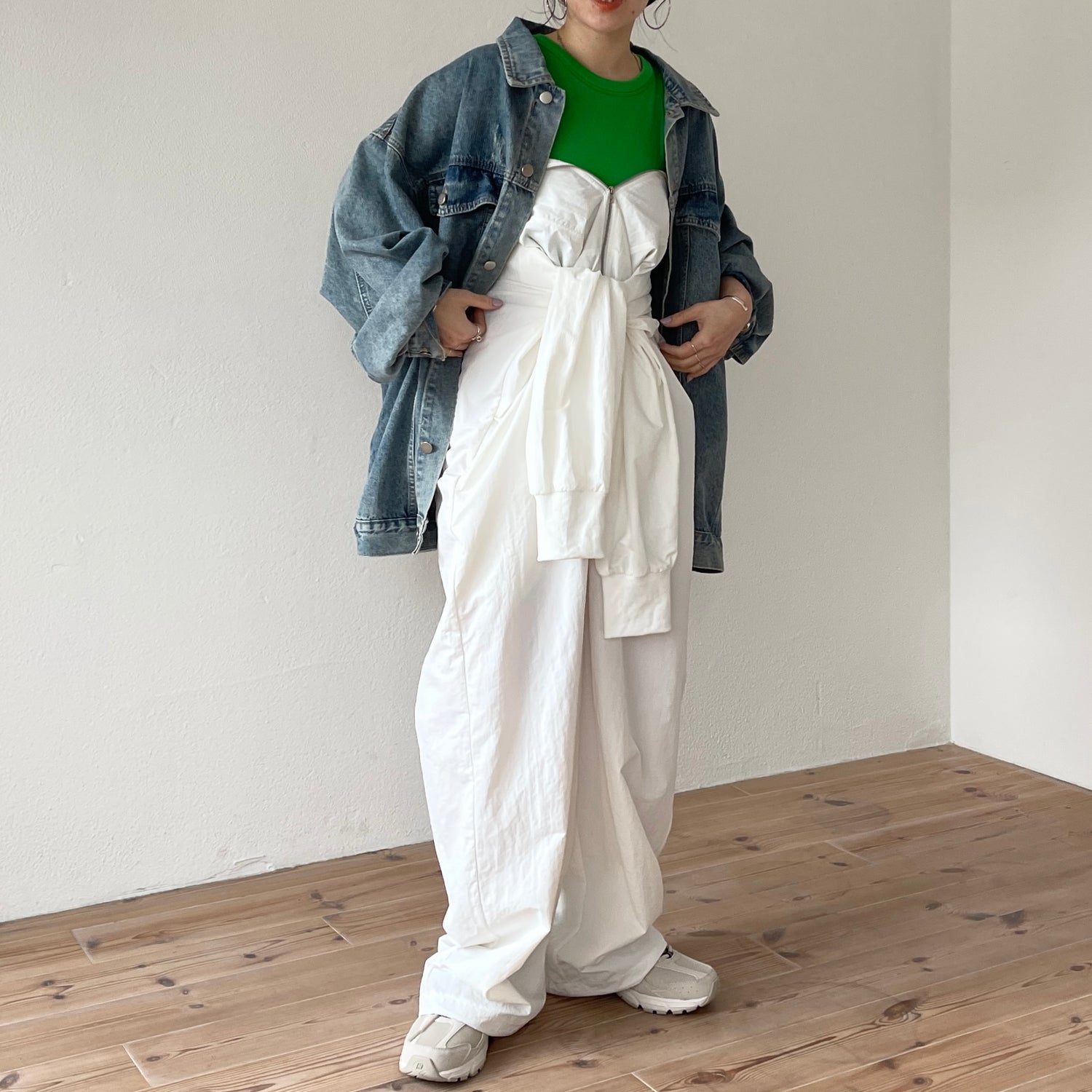 perfect silhouette buddy denim jacket / blue