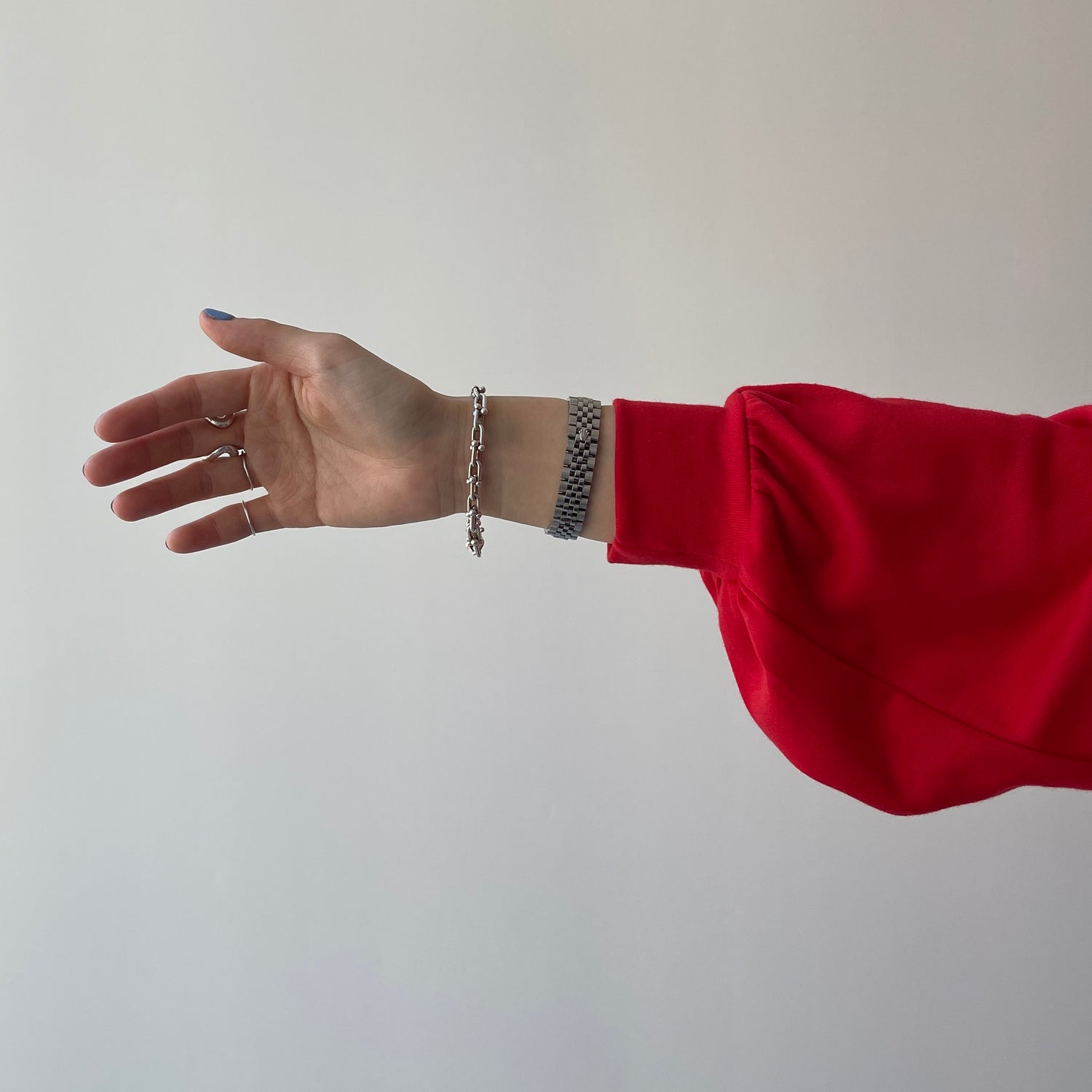 super loose light sweatee / red (short)