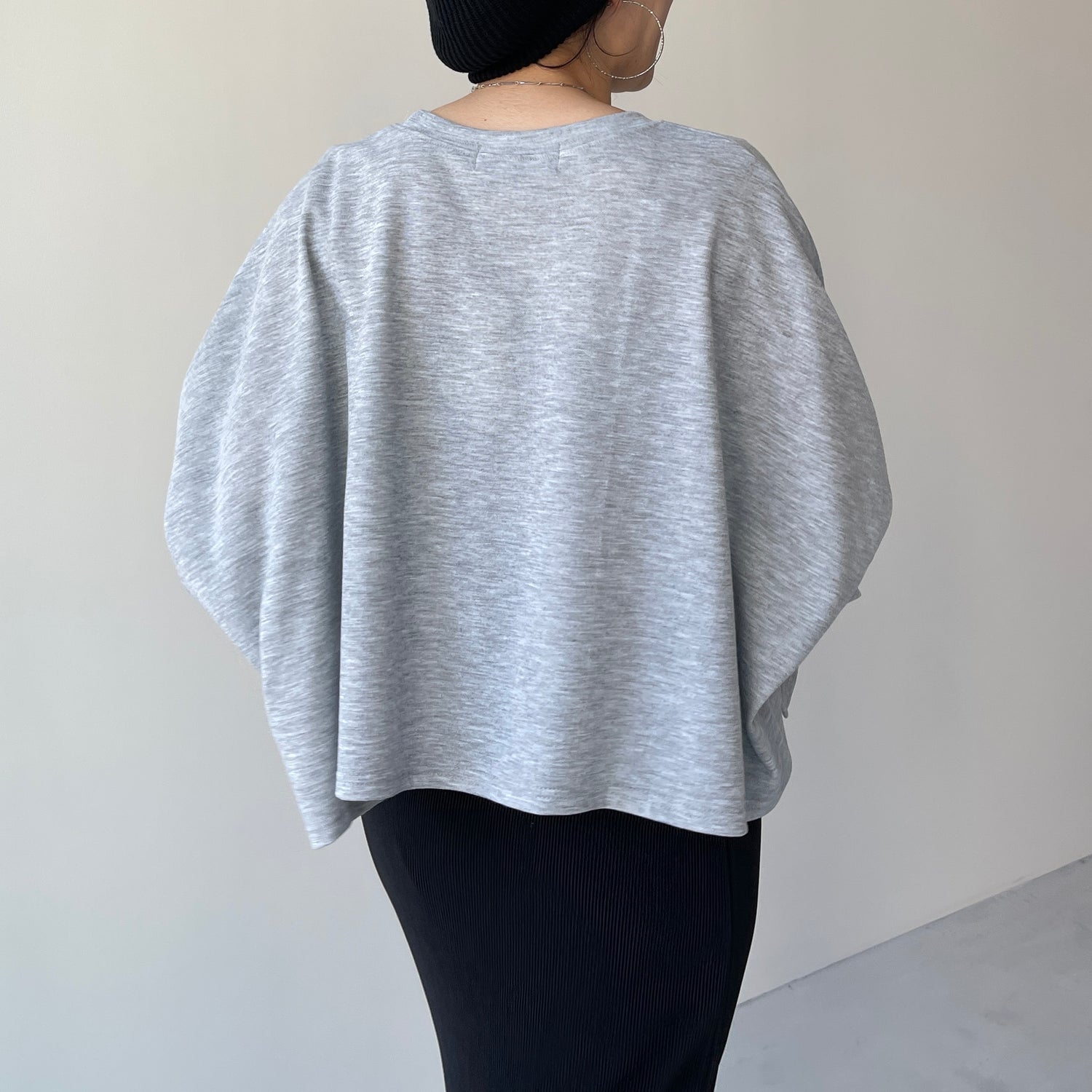super loose light sweatee / gray (short)