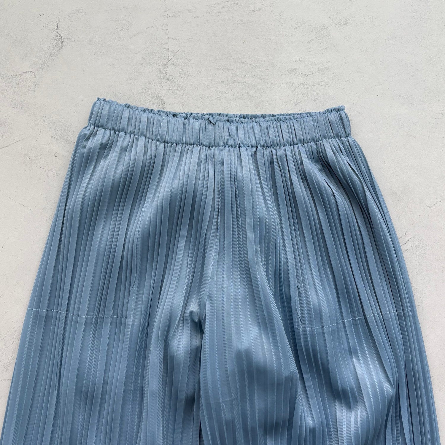 【SAMPLE】pleats pants / blue