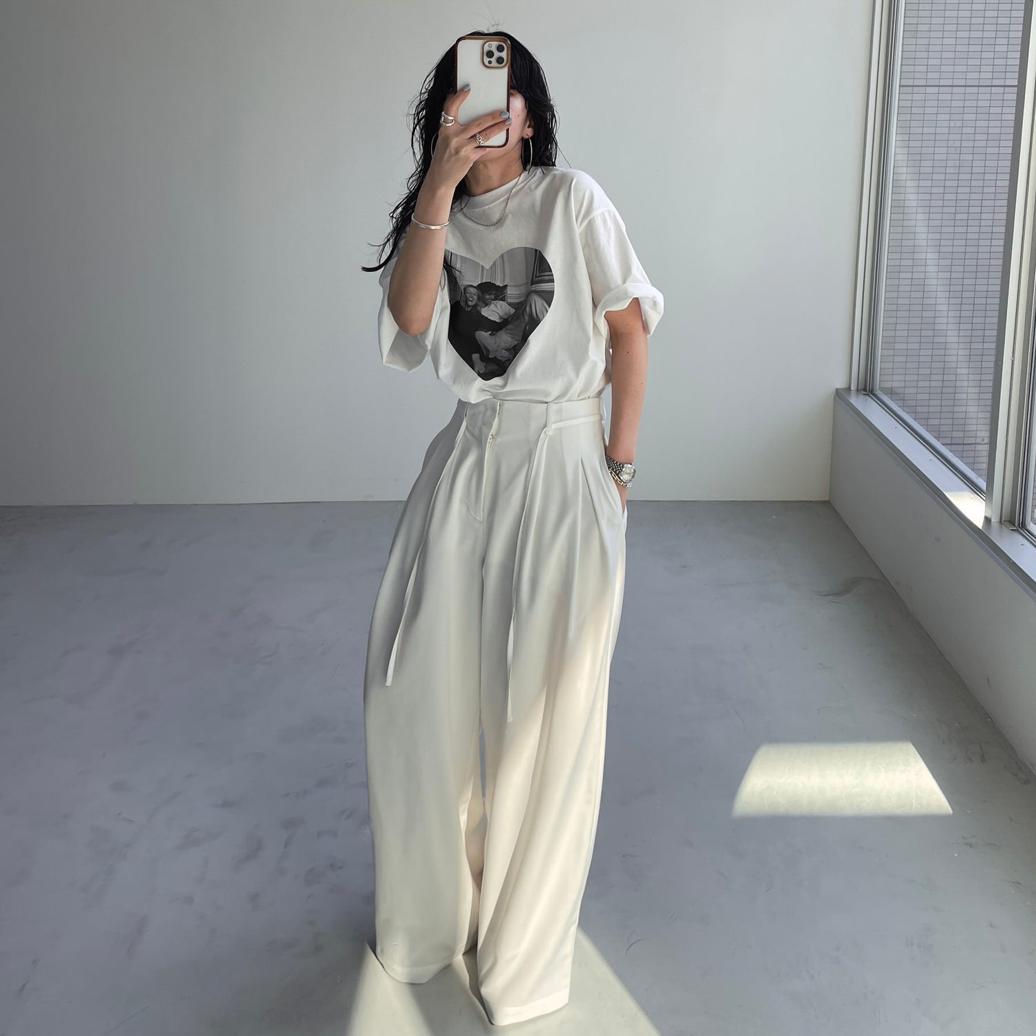 Couple chill tee / ivory