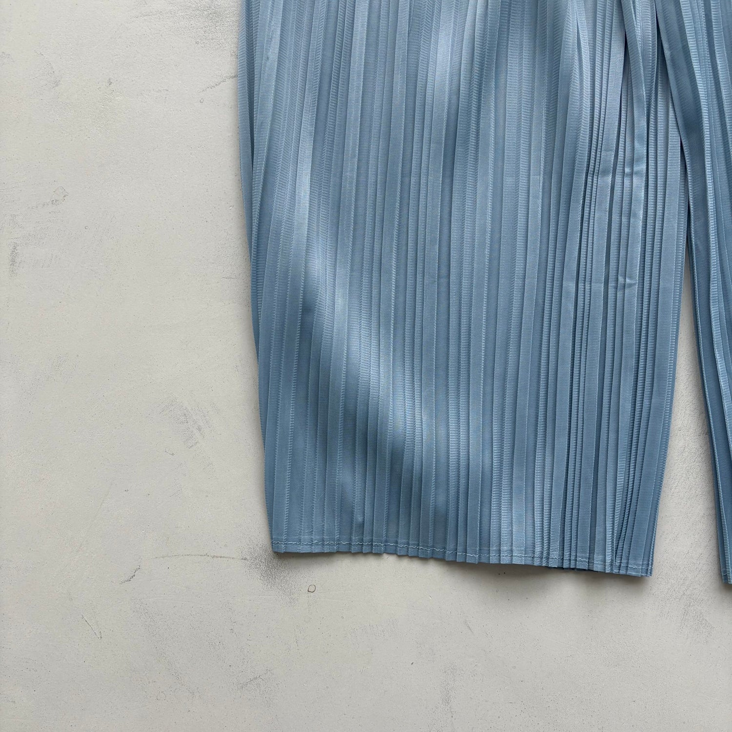 【SAMPLE】pleats pants / blue