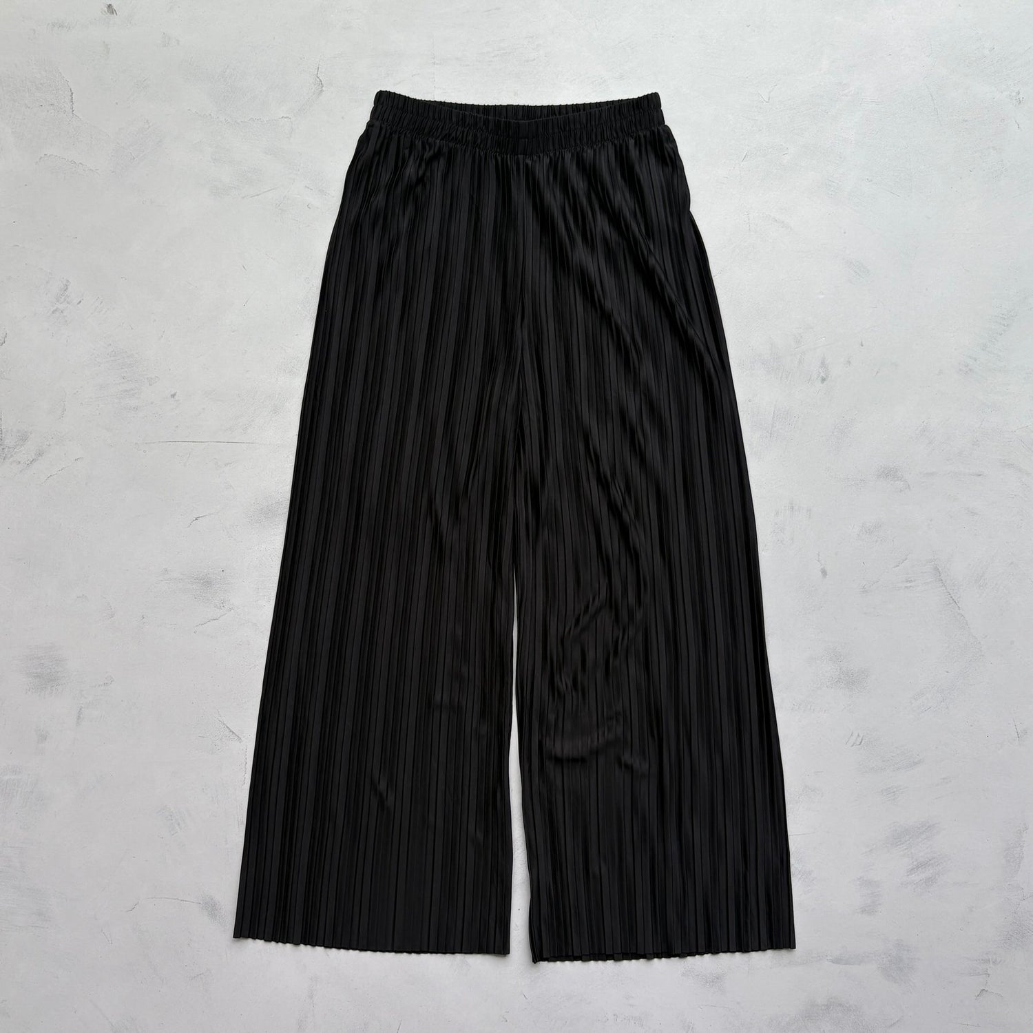 【SAMPLE】relax pleats pants (2点set) / black