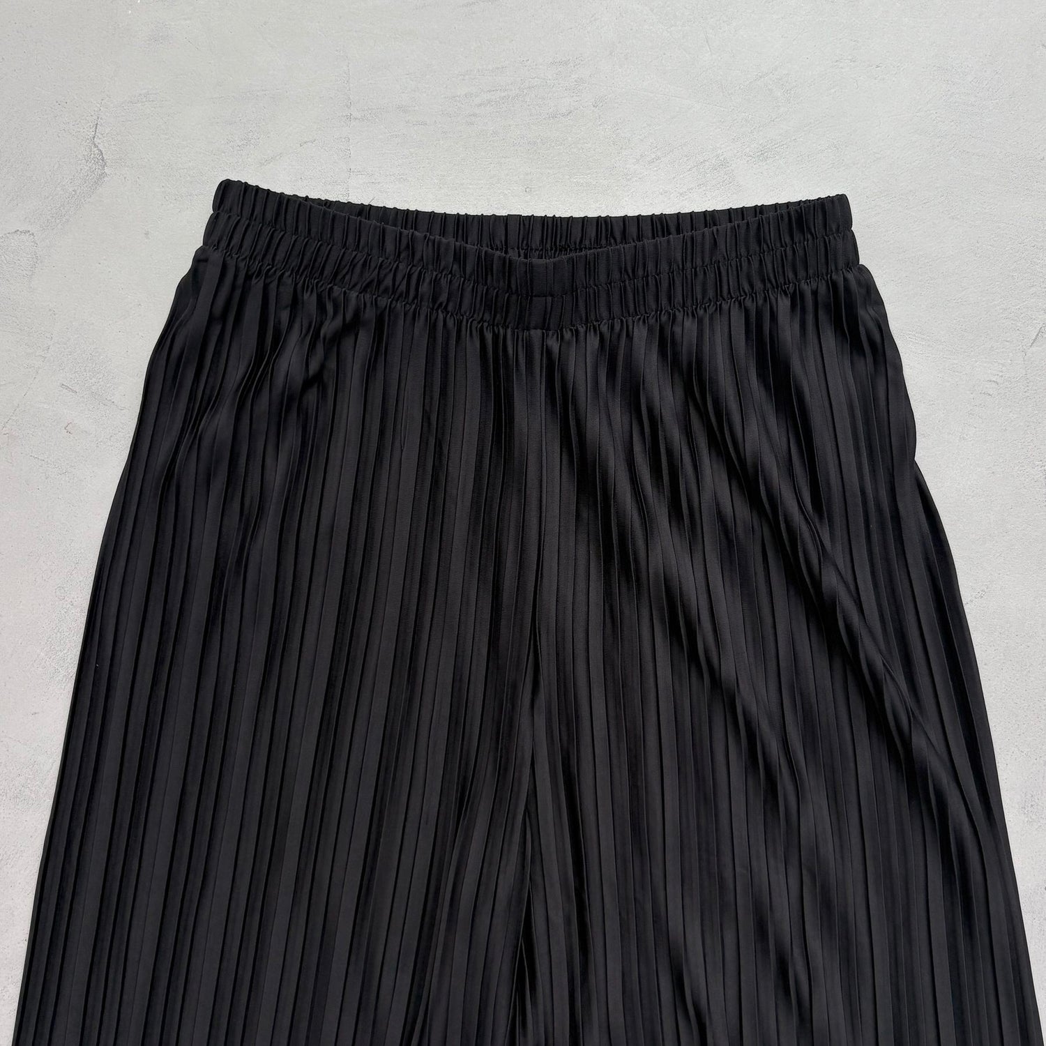 【SAMPLE】relax pleats pants (2点set) / black