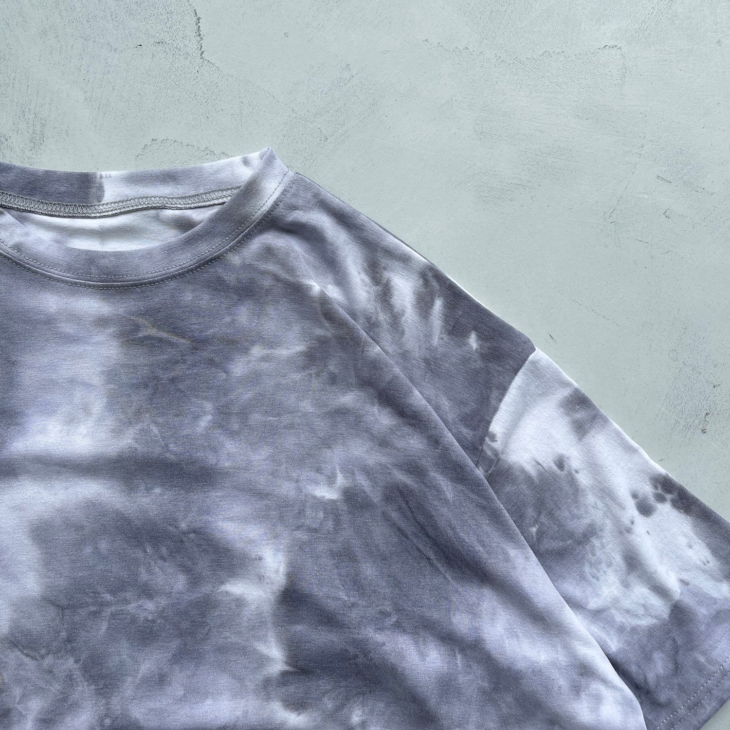 【SAMPLE】Tie-dye big tee / cloud