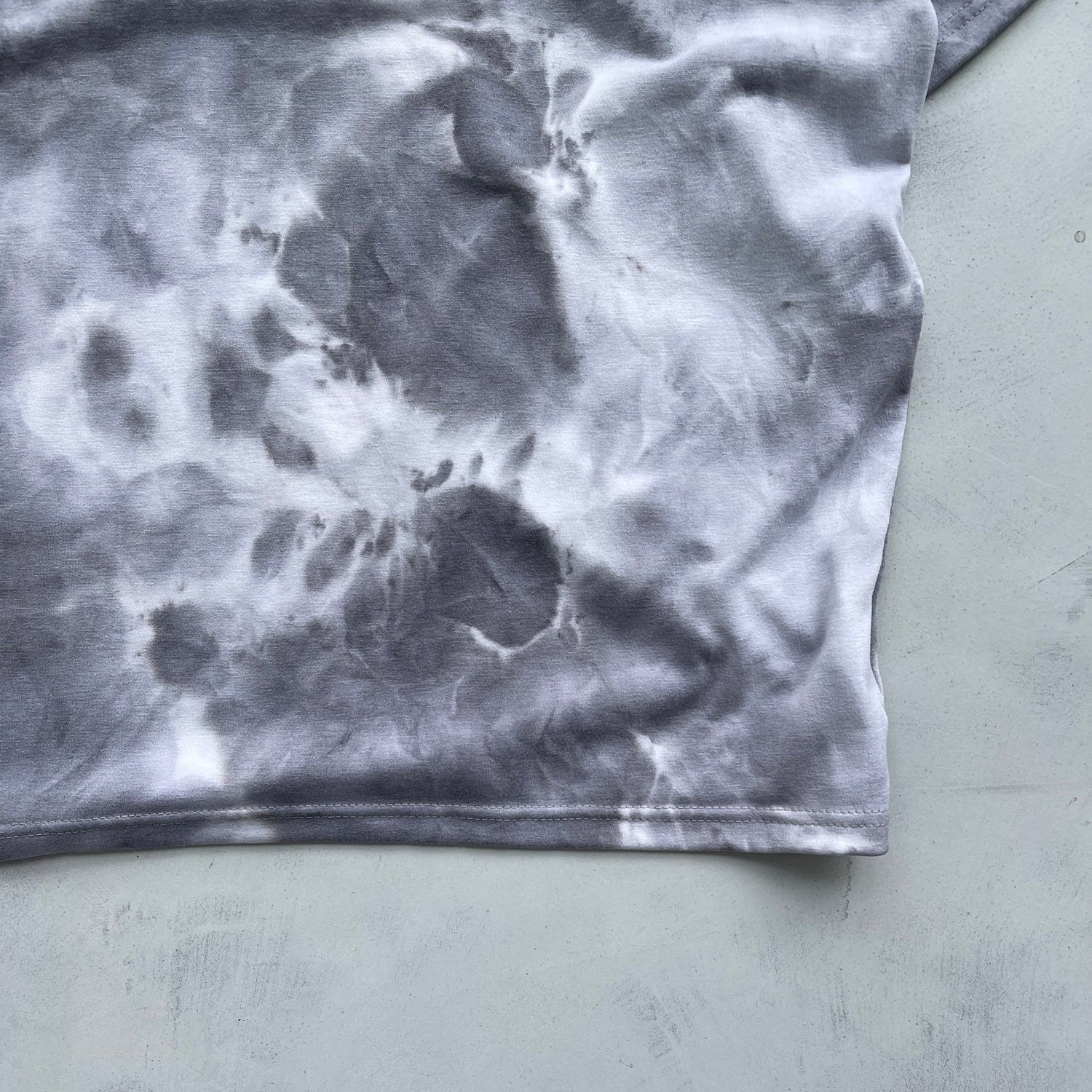 【SAMPLE】Tie-dye big tee / cloud
