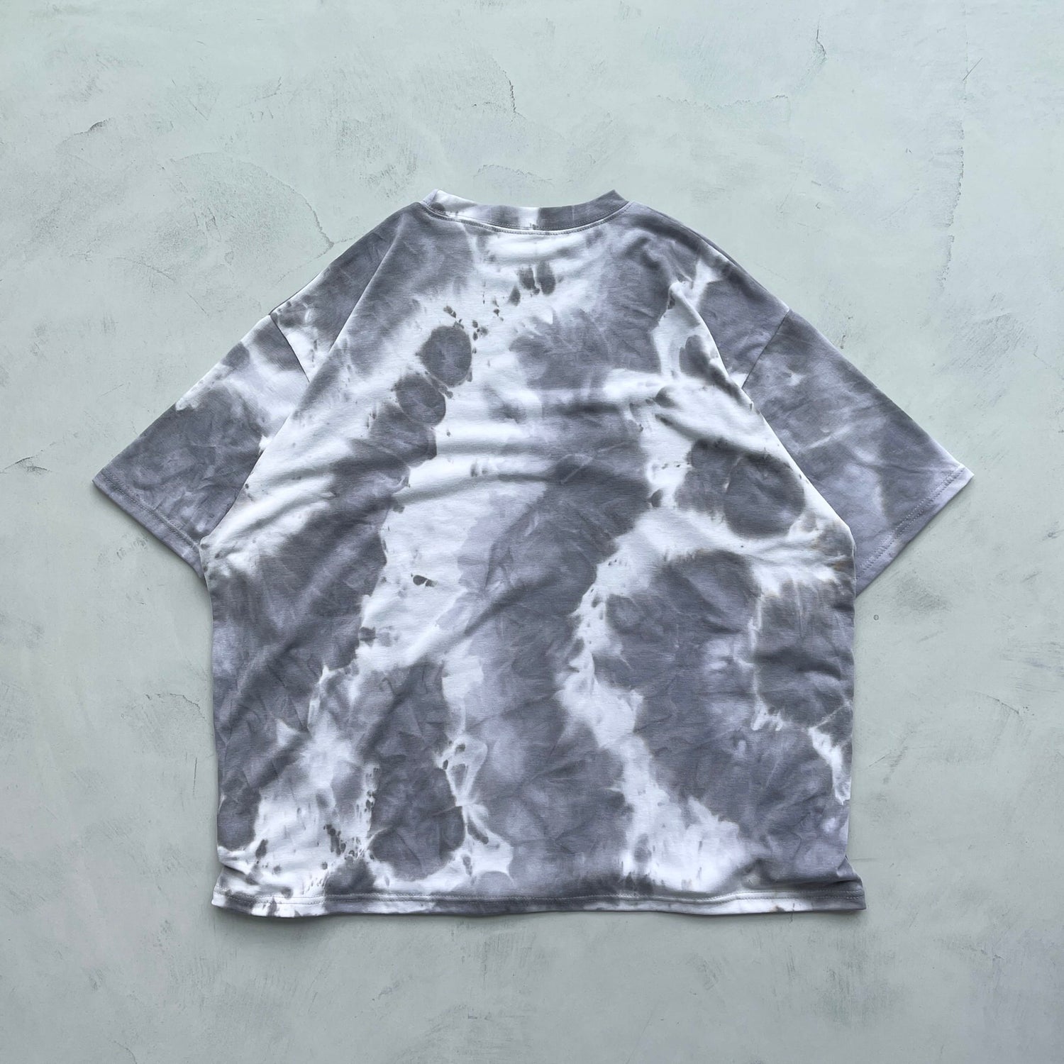 【SAMPLE】Tie-dye big tee / cloud