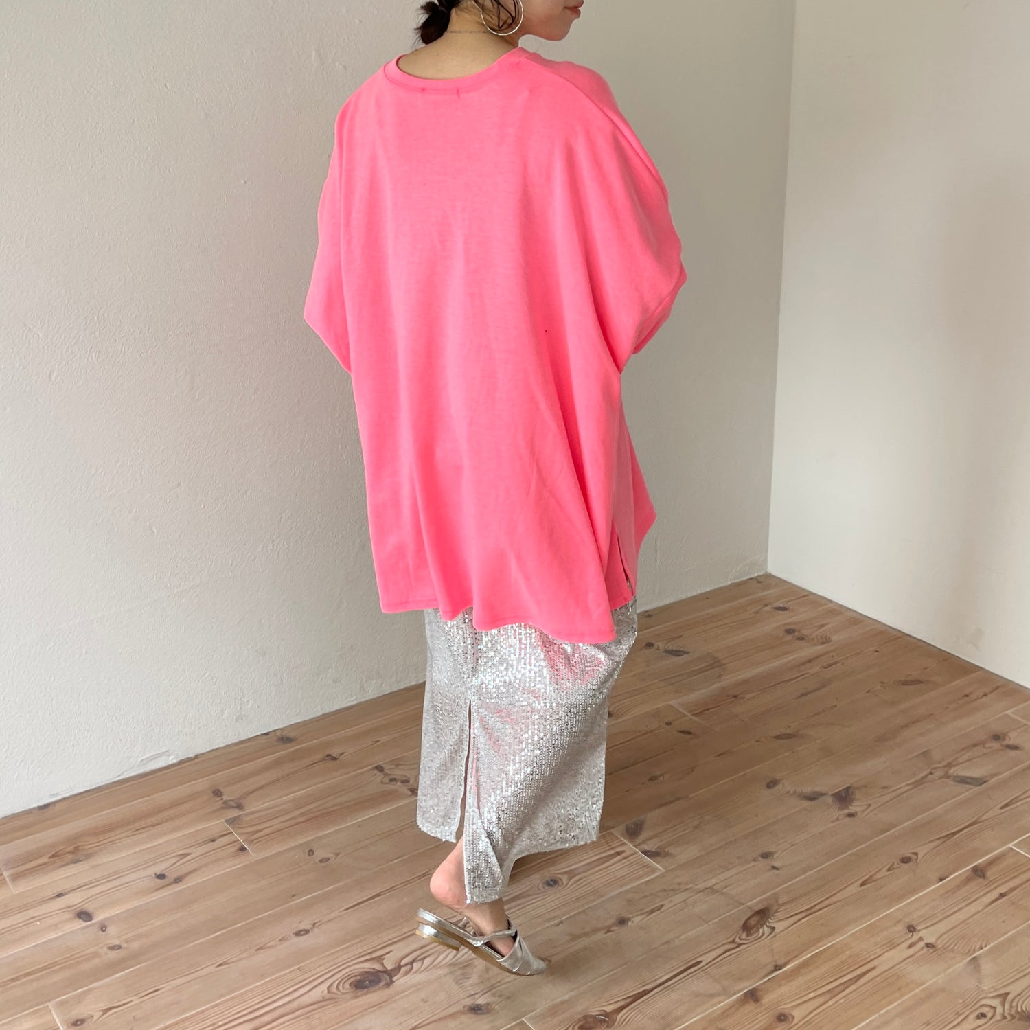 super loose light sweatee / pink