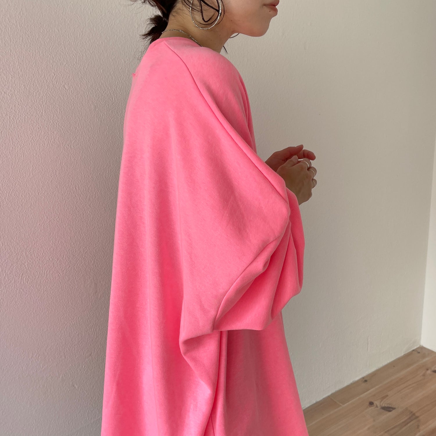 super loose light sweatee / pink