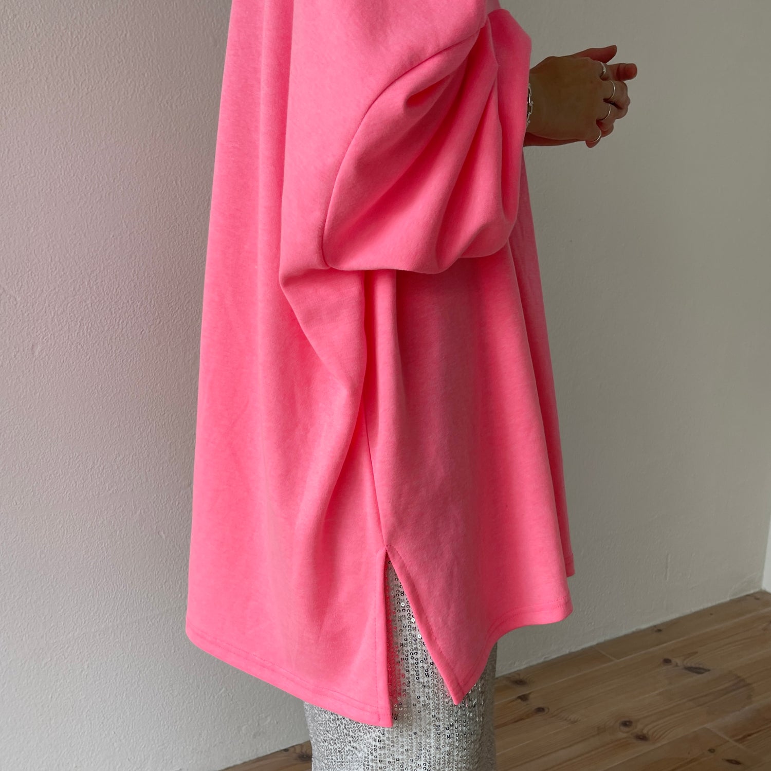super loose light sweatee / pink