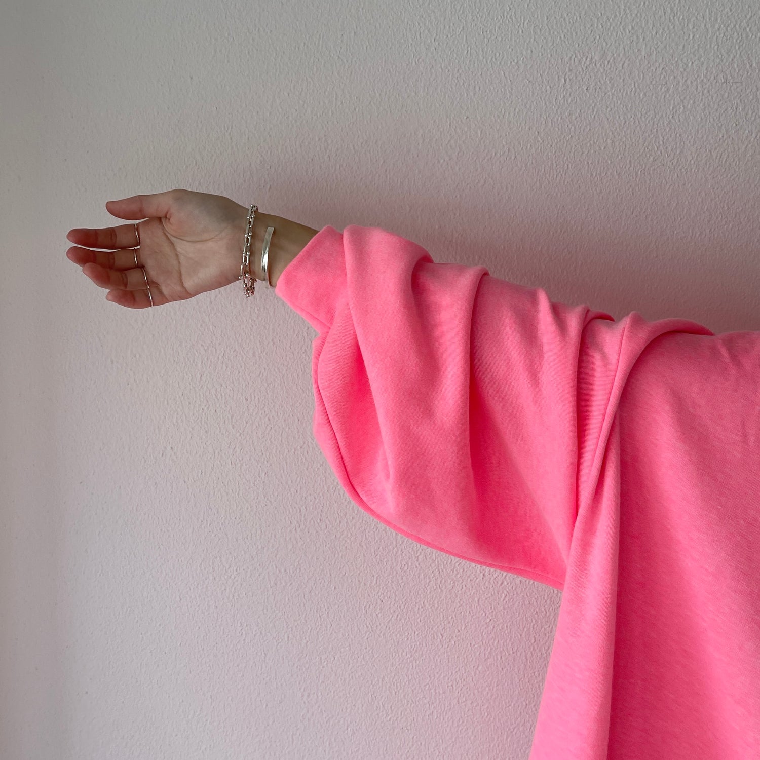 super loose light sweatee / pink