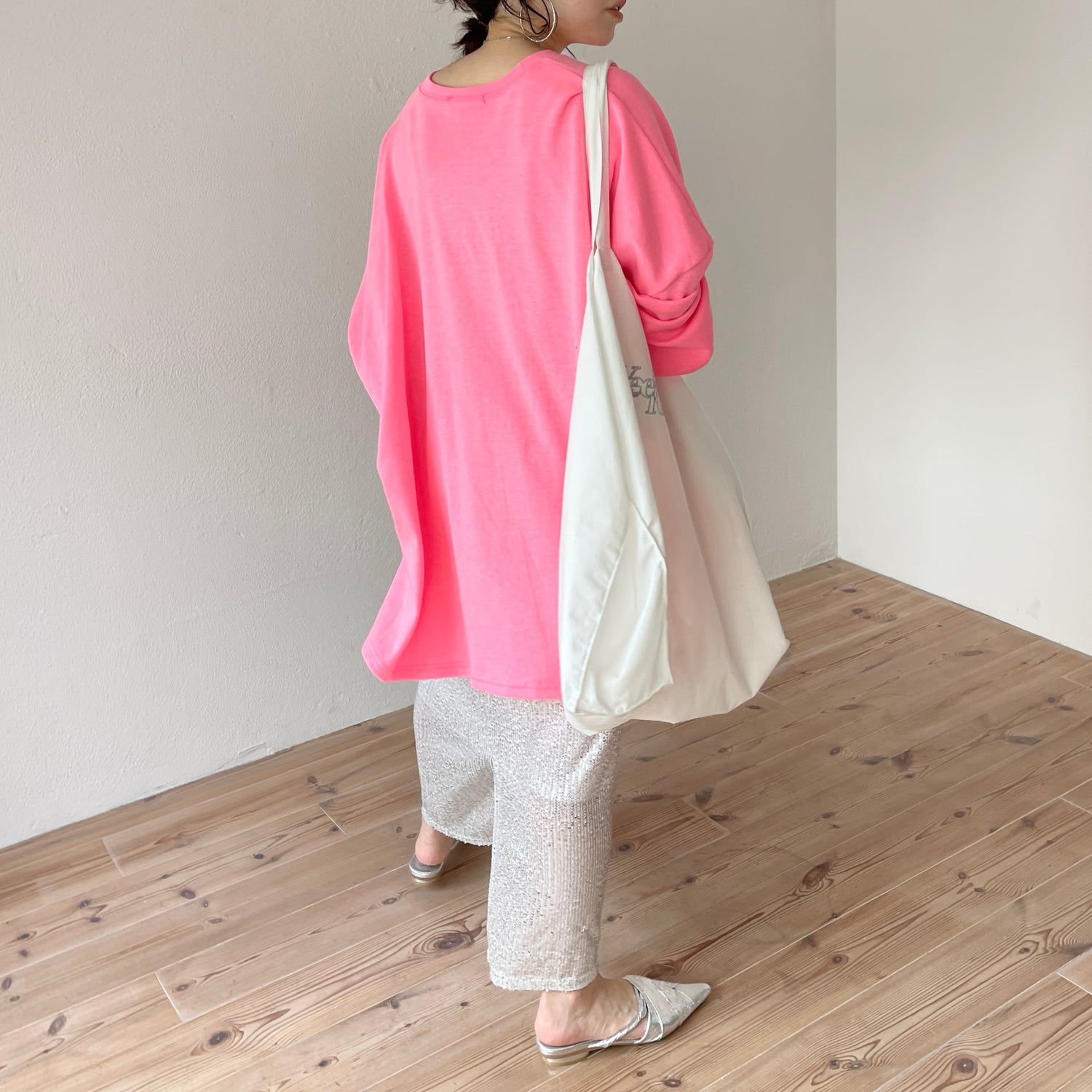 super loose light sweatee / pink