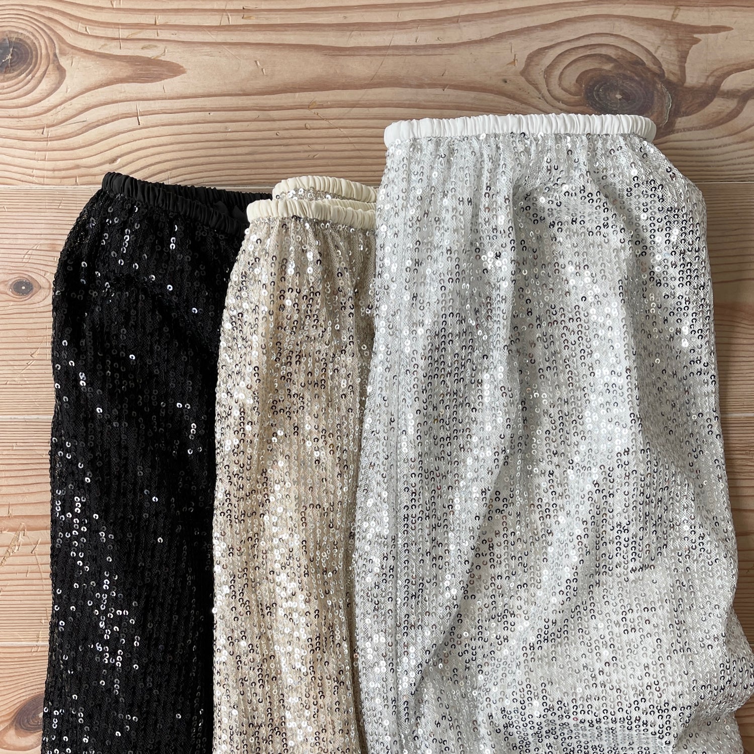 "GIRAGIRA" disco skirt / silver