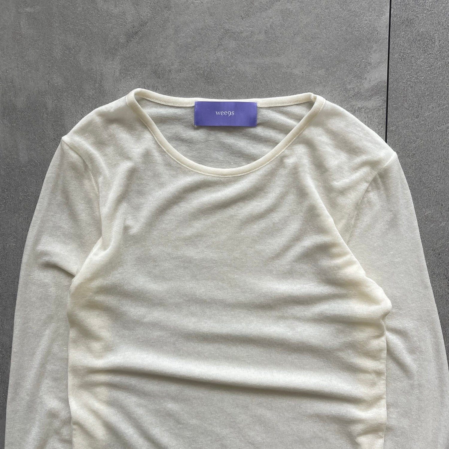【SAMPLE】stretch tops / ivory