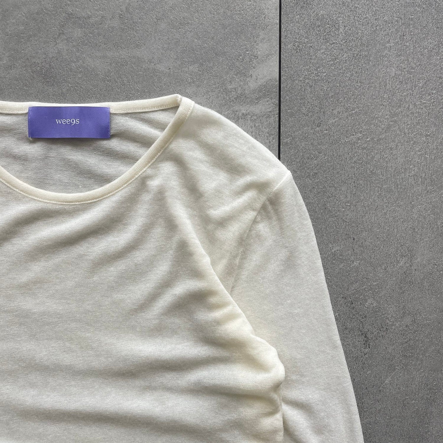 【SAMPLE】stretch tops / ivory