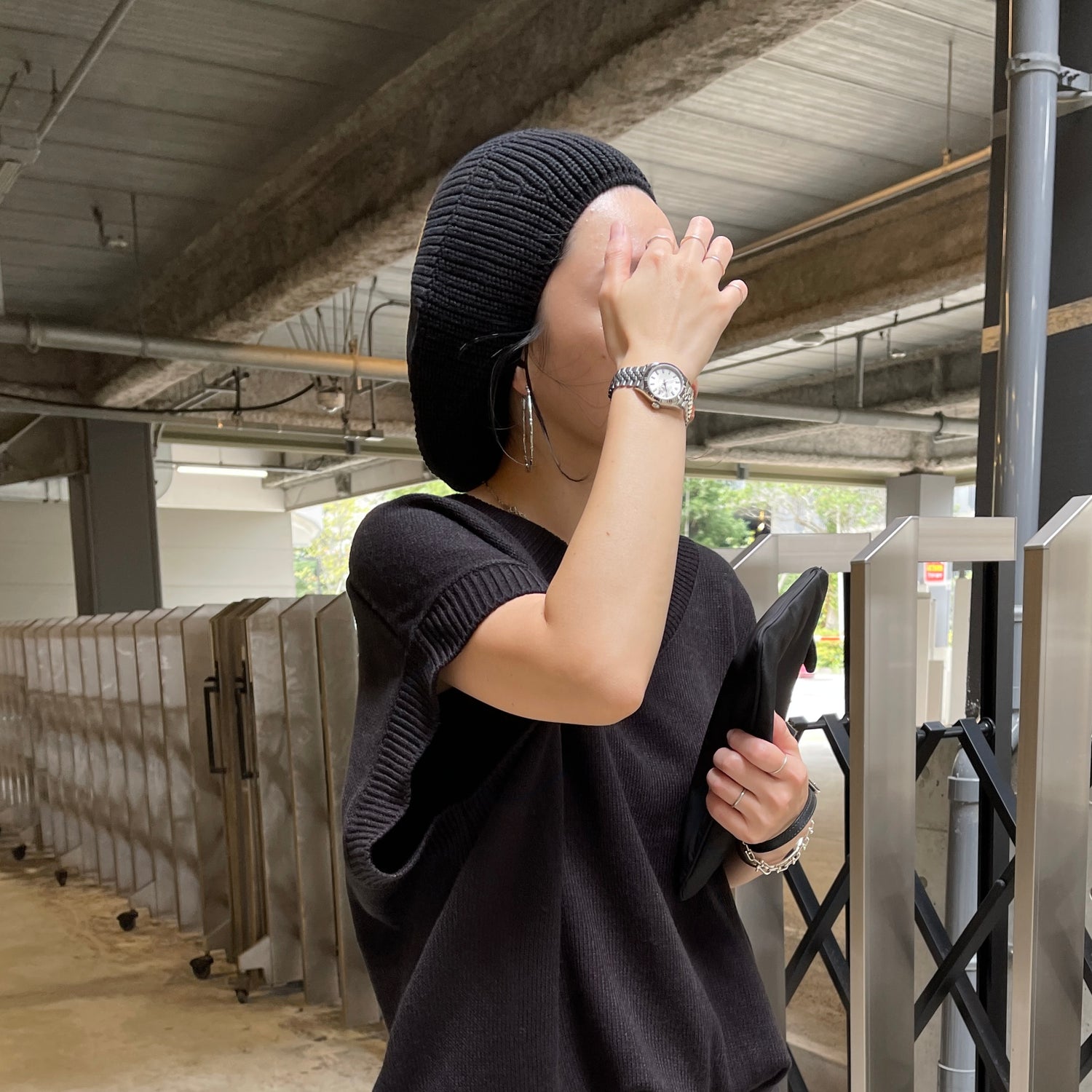 daily daily knit beret