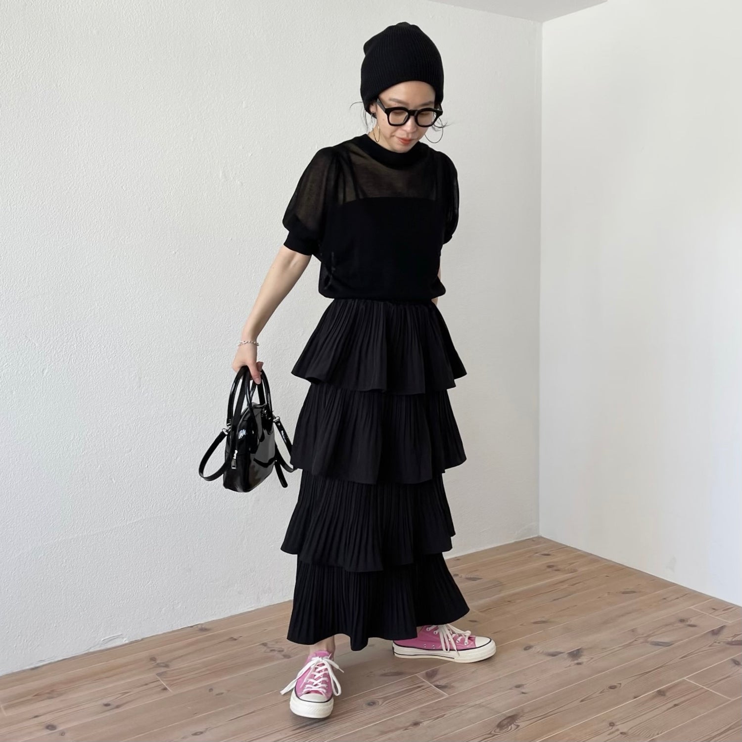 flamenco skirt / ivory