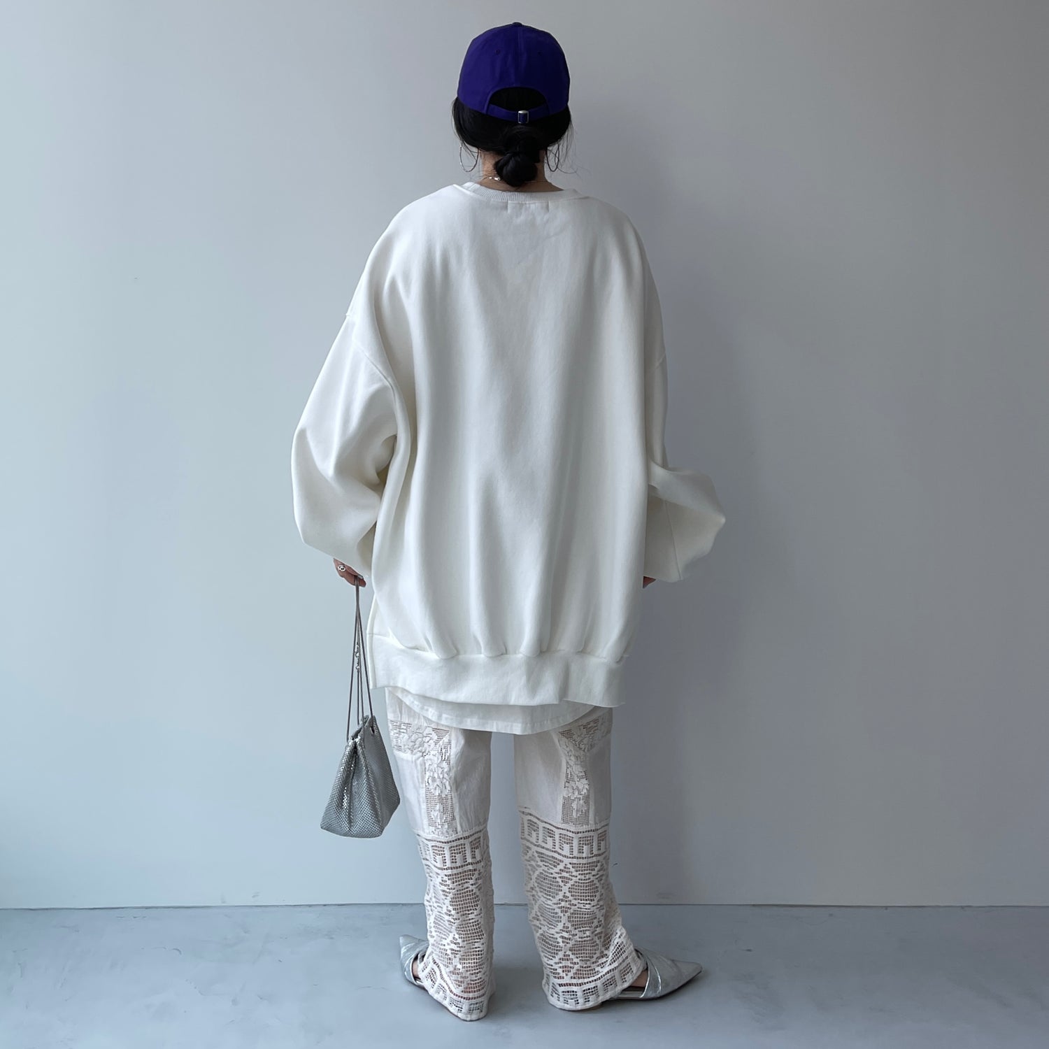【SAMPLE】OSUMITSUKI sweat / white