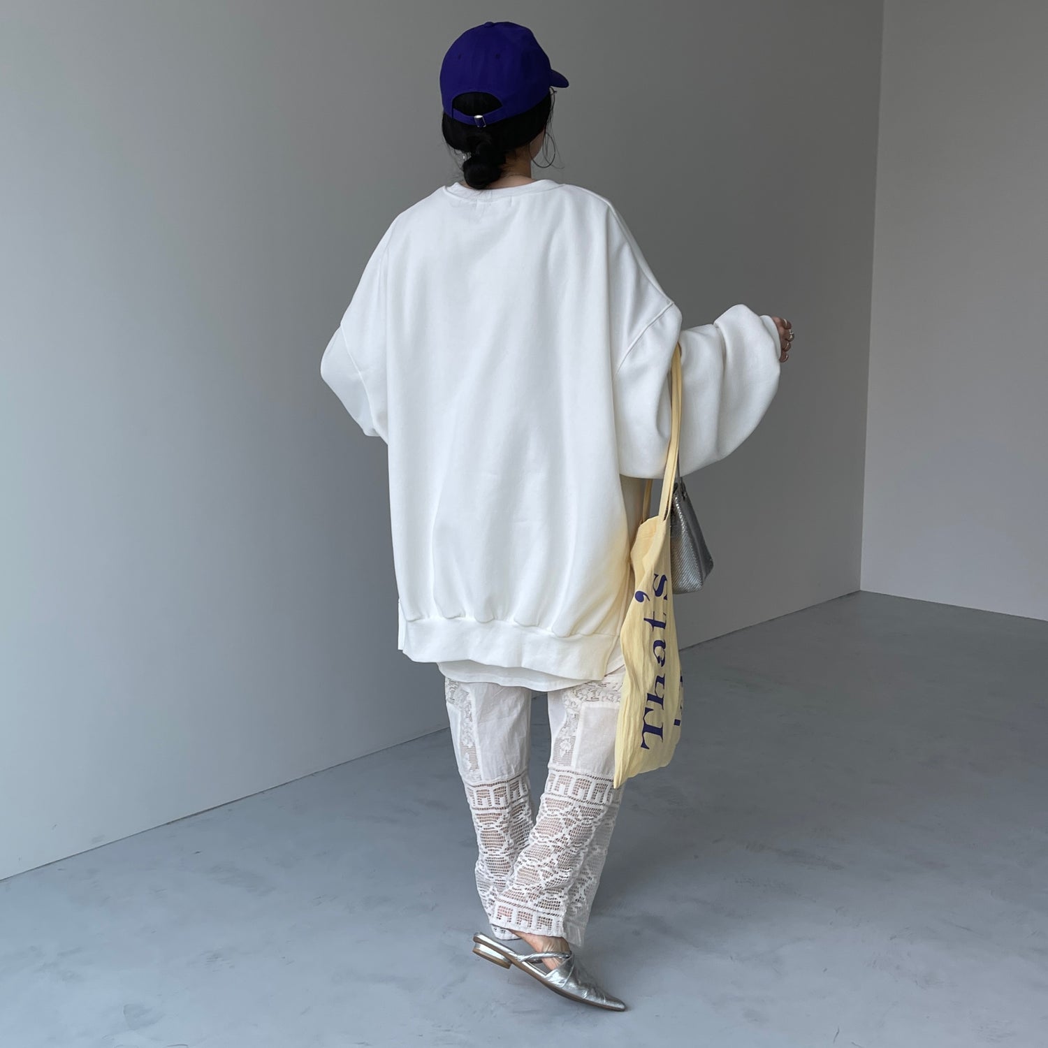 【SAMPLE】OSUMITSUKI sweat / white