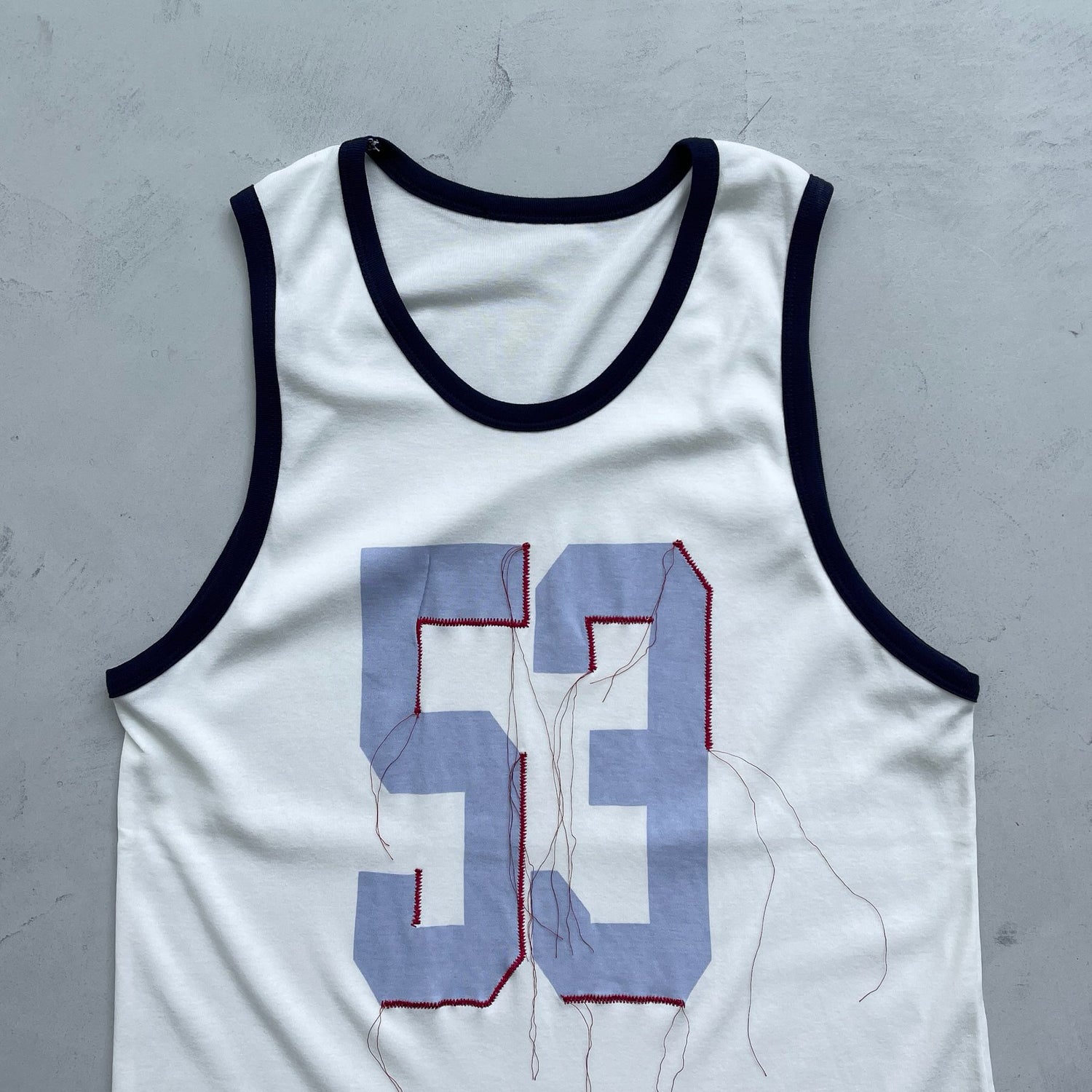 【SAMPLE】NUMBER 53 tanktop / white
