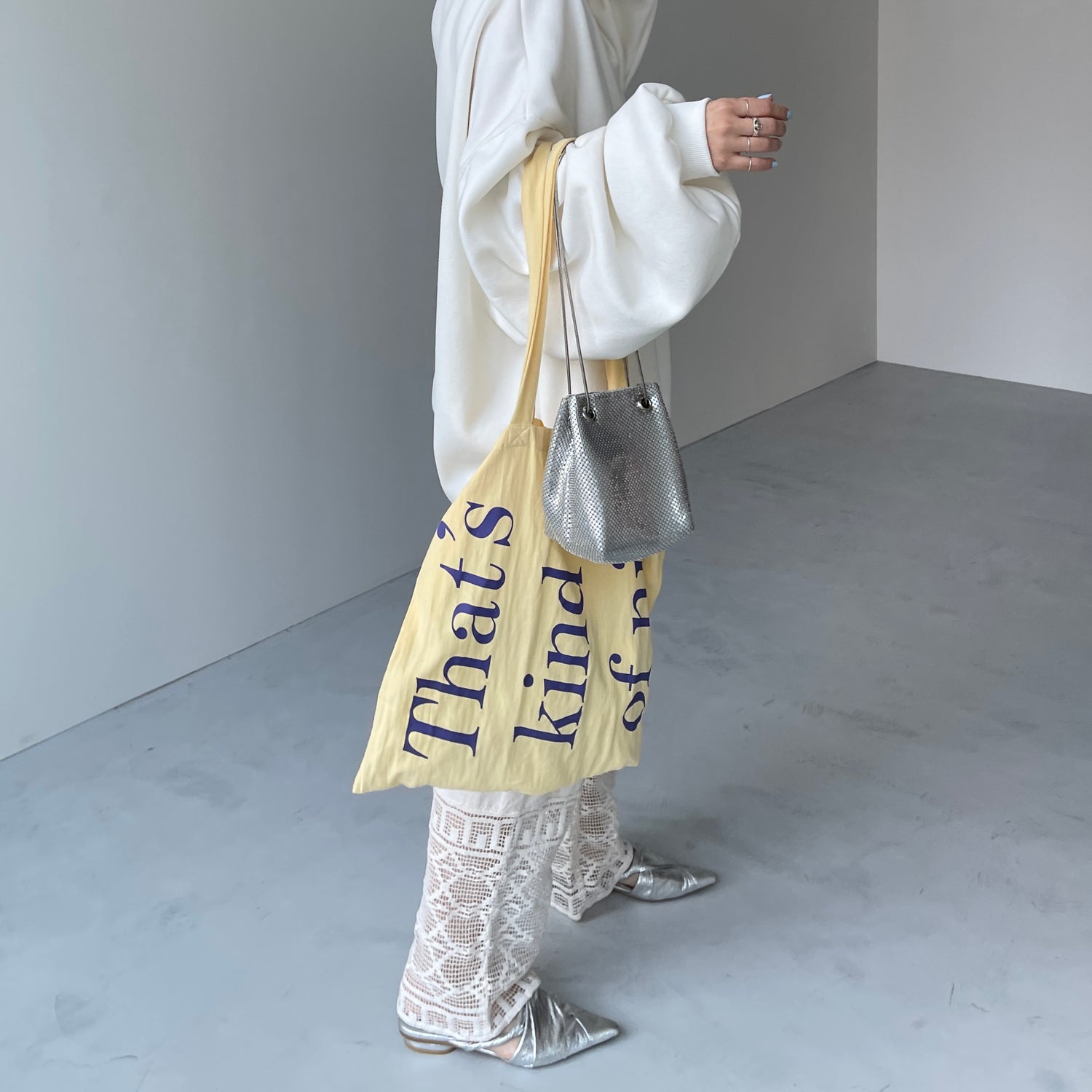 【SAMPLE】OSUMITSUKI sweat / white