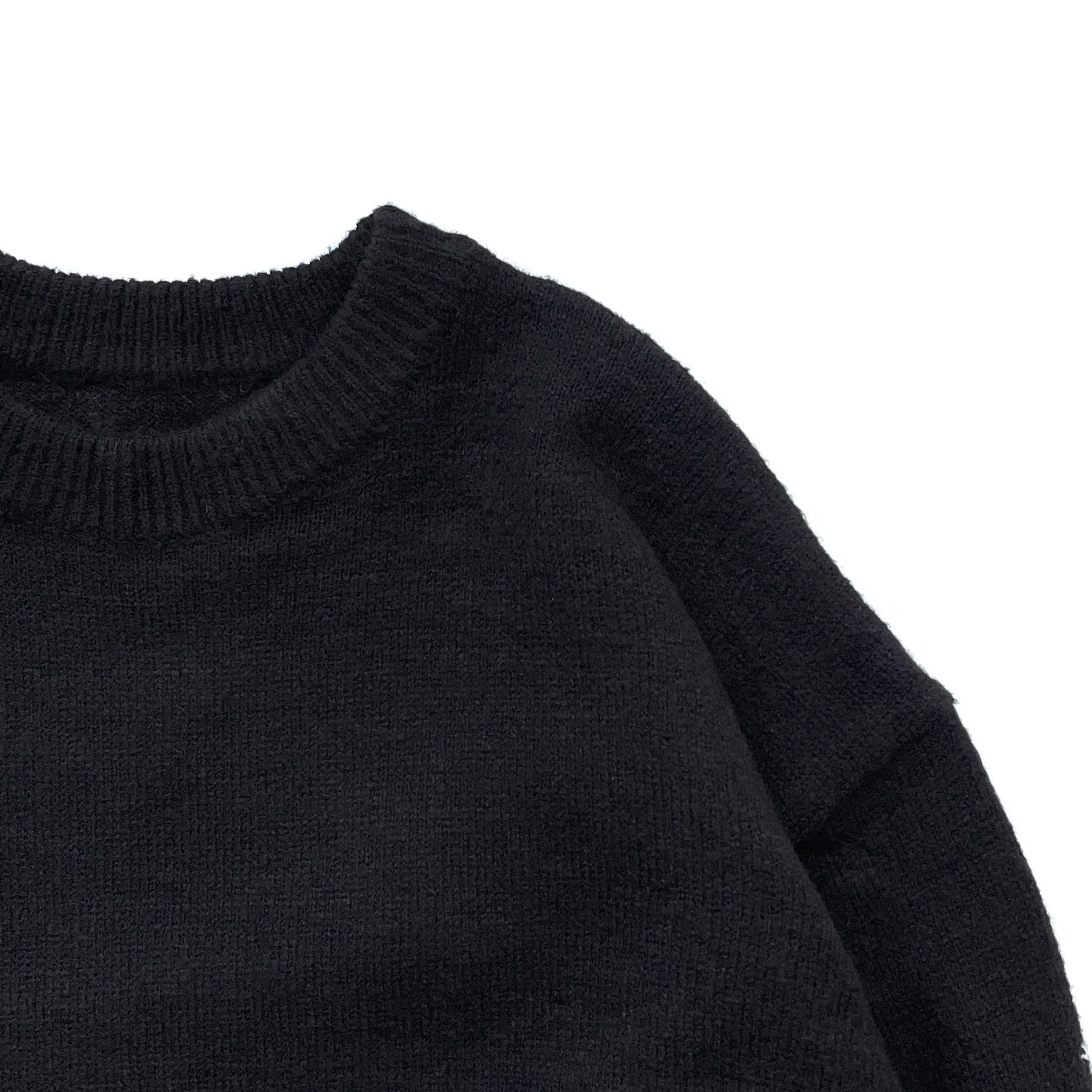【SAMPLE】relax mochi mochi knit / black