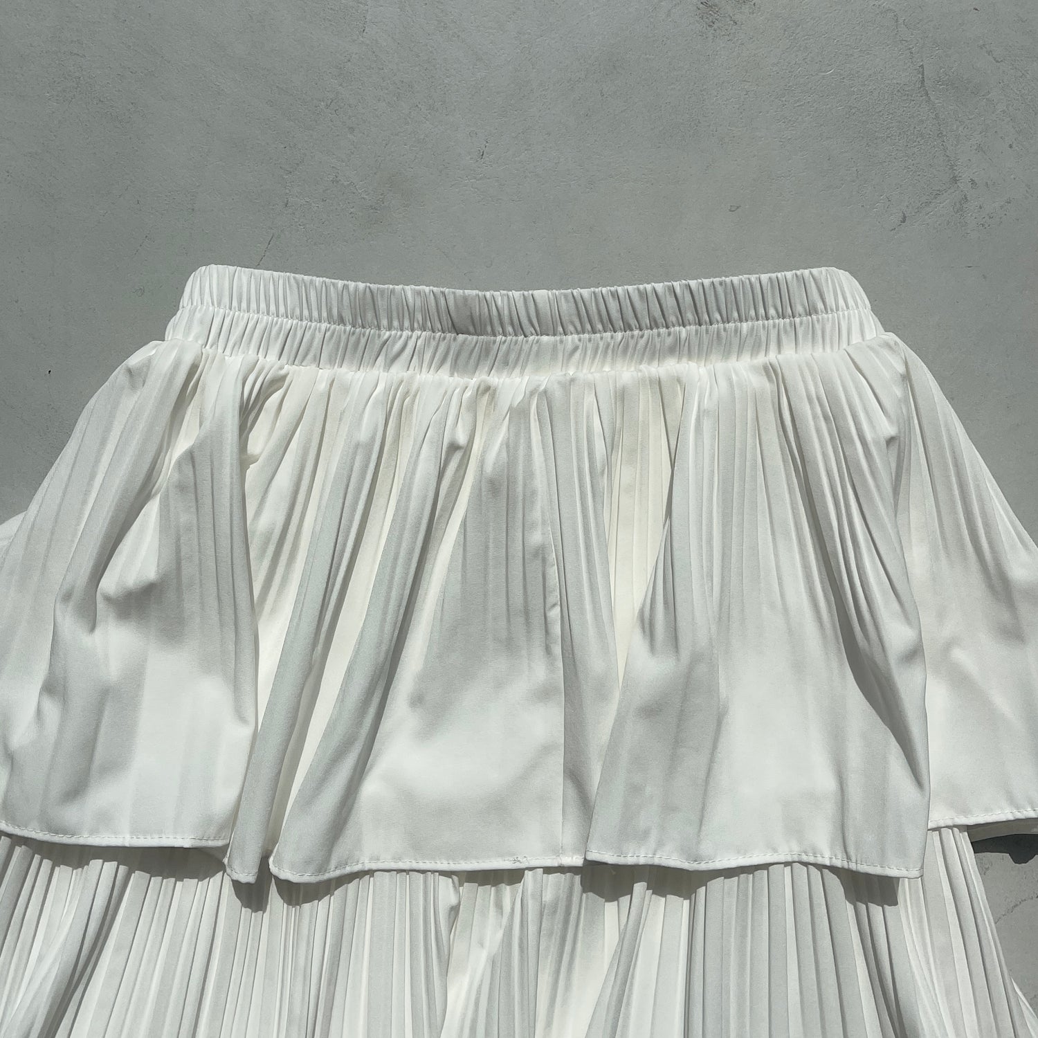 flamenco skirt / ivory