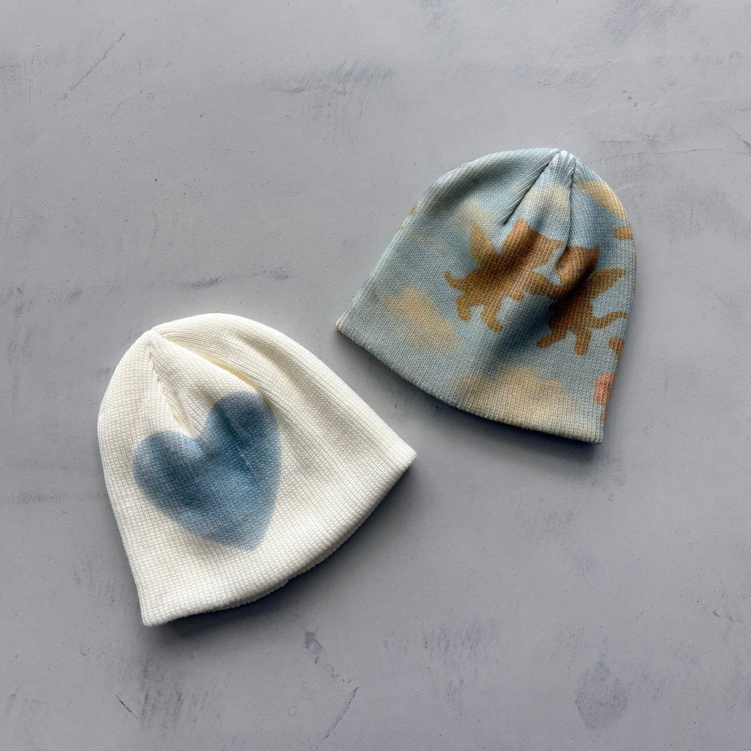BIG HEART beanie / ivory