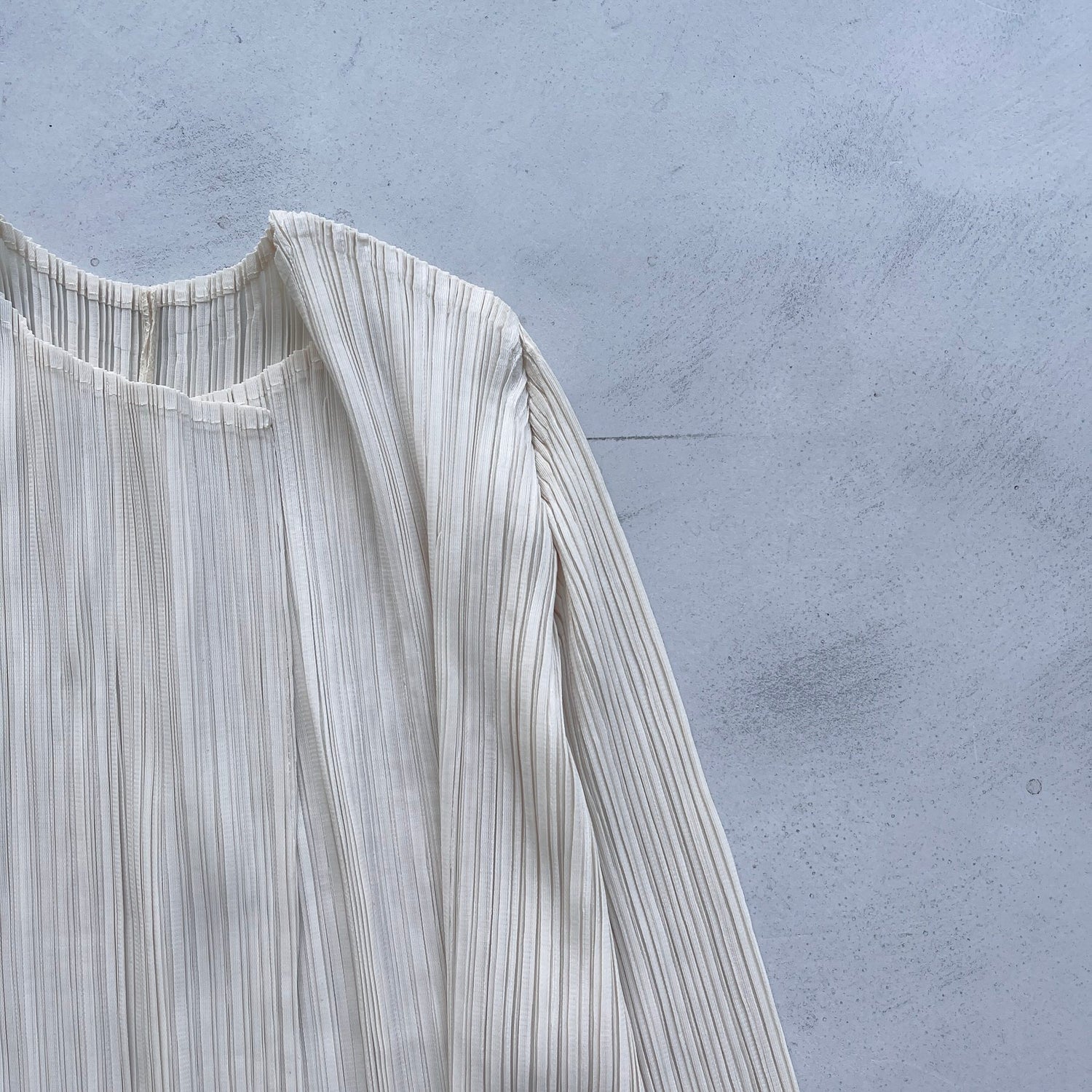 【SAMPLE】pleats cardigan / beige