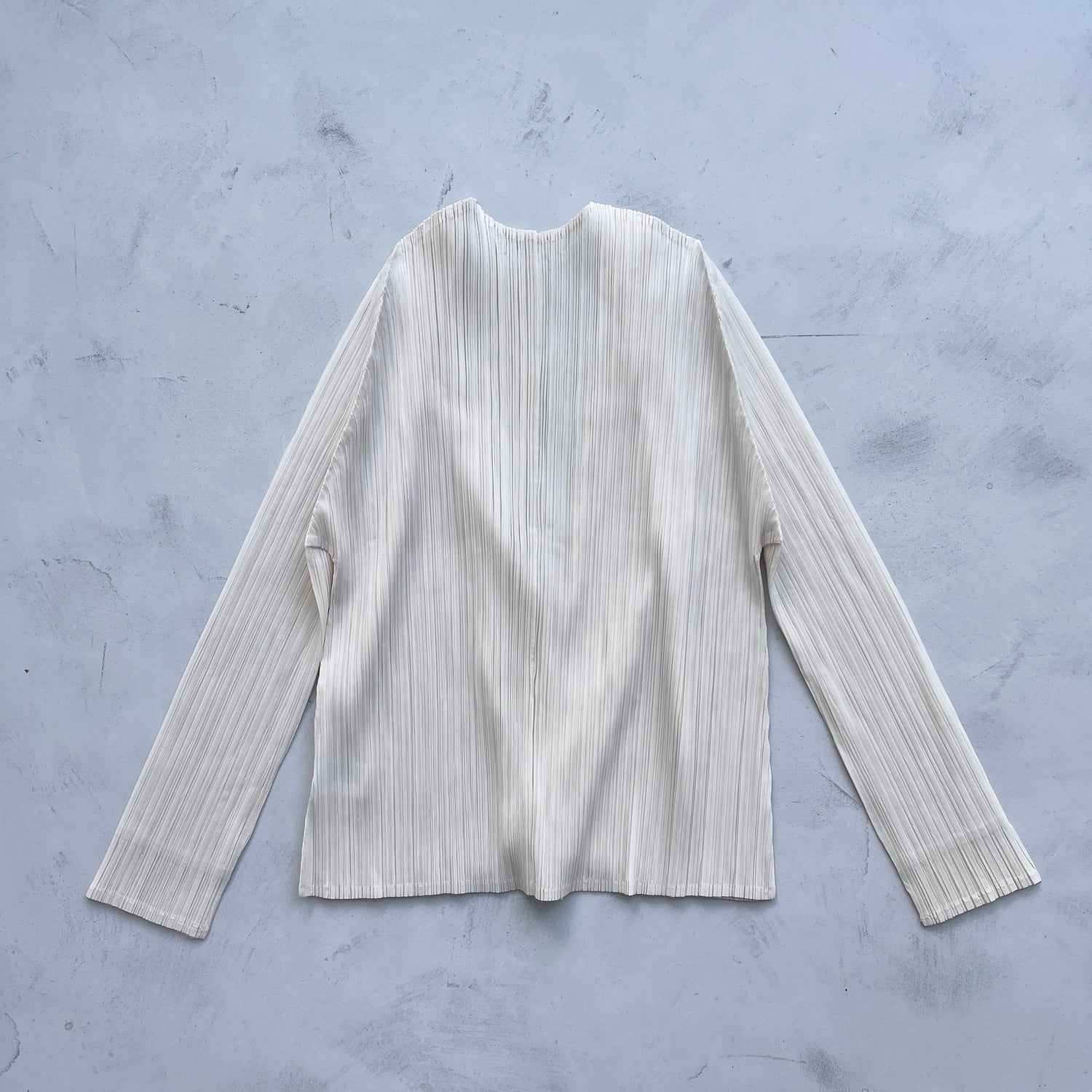 【SAMPLE】pleats cardigan / beige