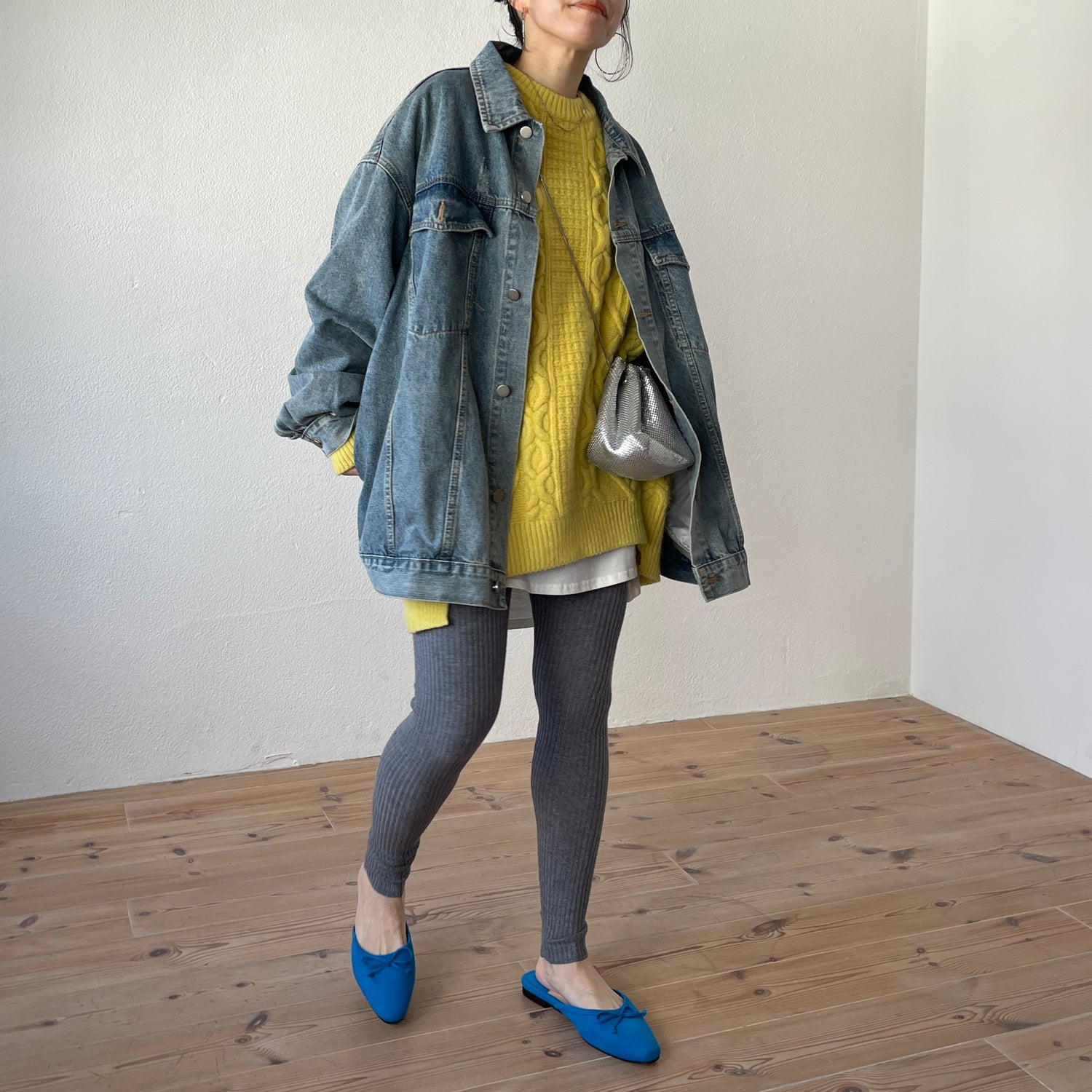 perfect silhouette buddy denim jacket / blue