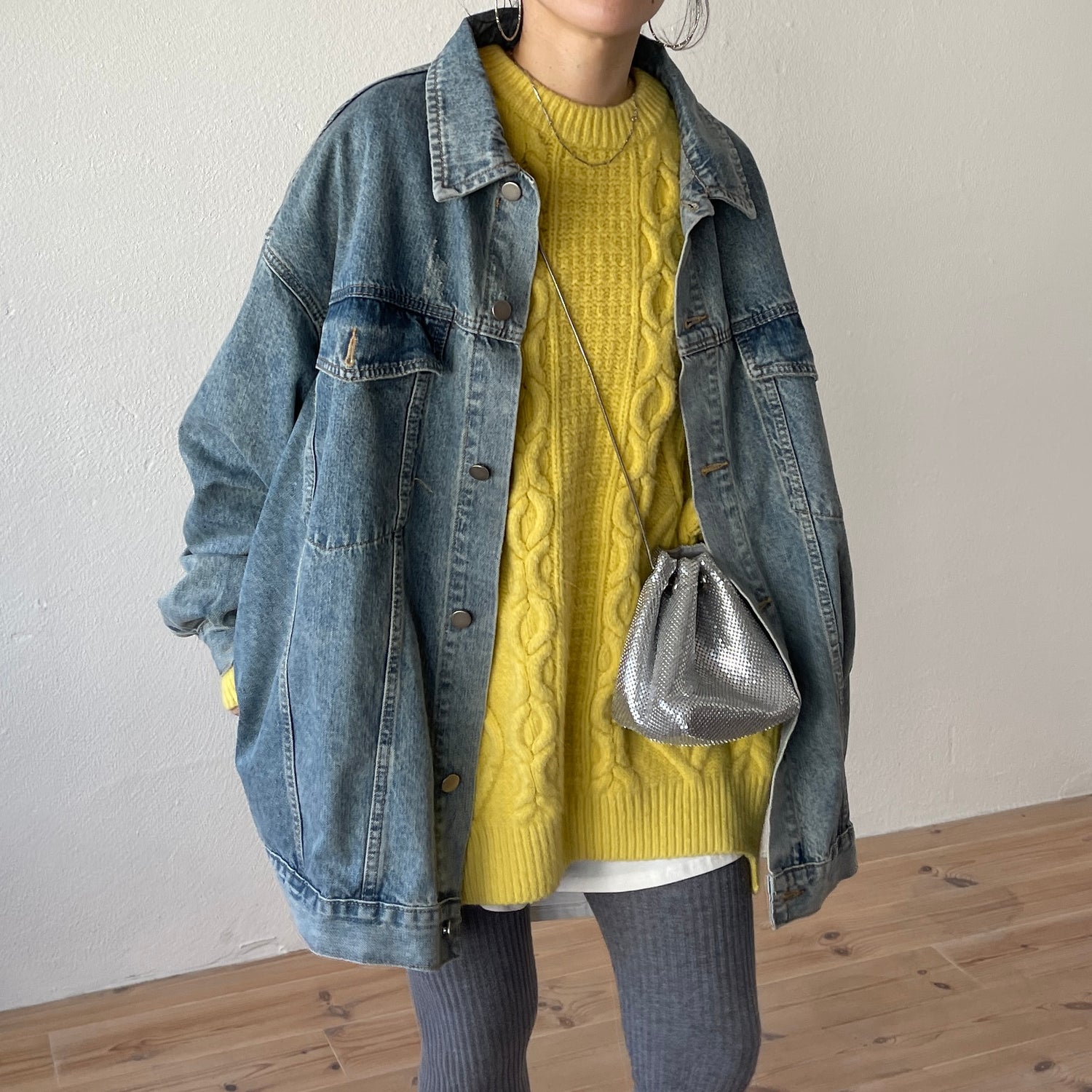 perfect silhouette buddy denim jacket / blue