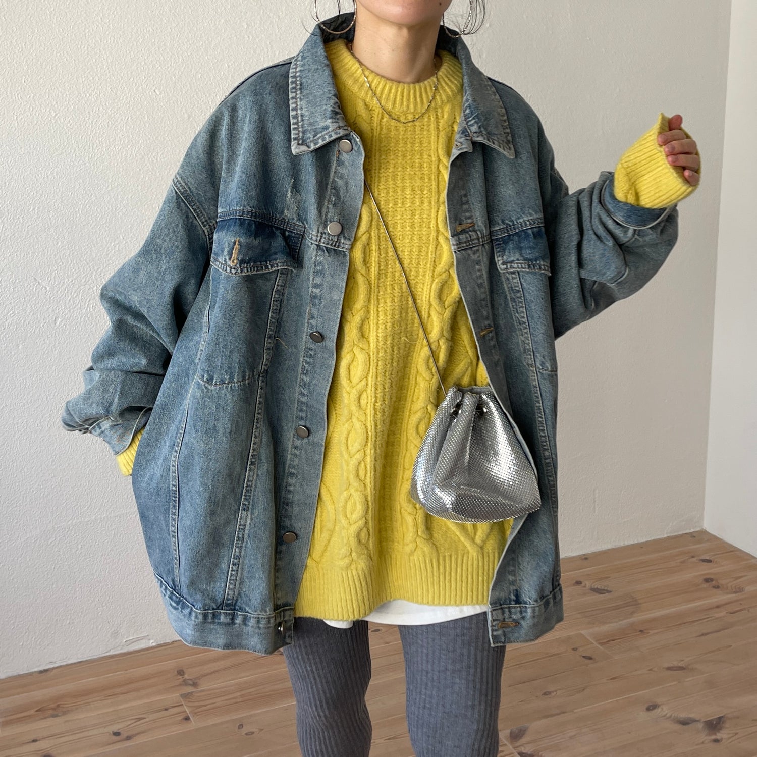 perfect silhouette buddy denim jacket / blue