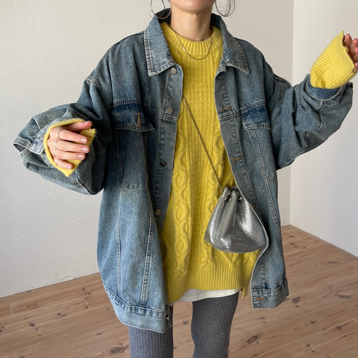 perfect silhouette buddy denim jacket / blue