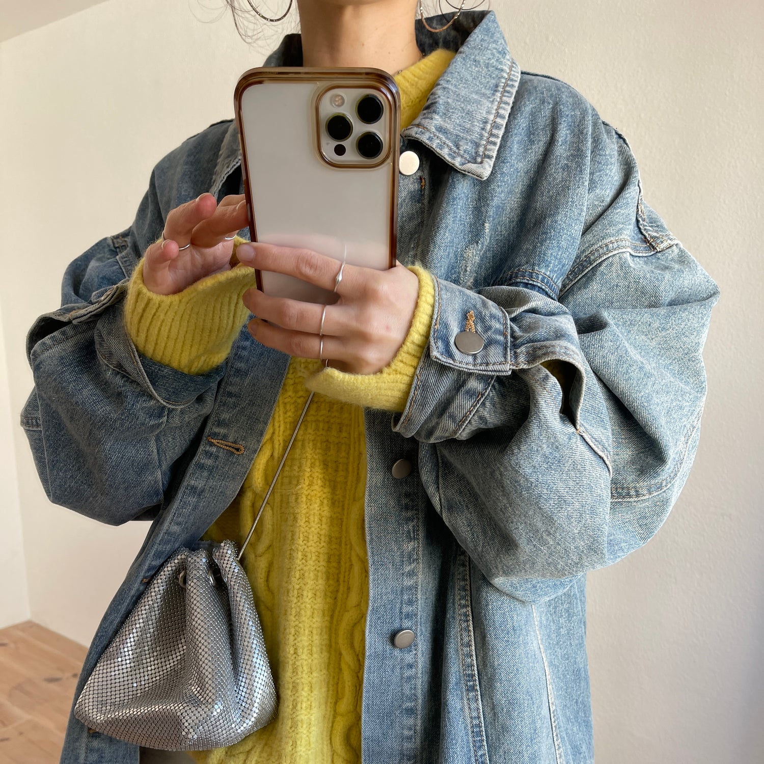 perfect silhouette buddy denim jacket / blue