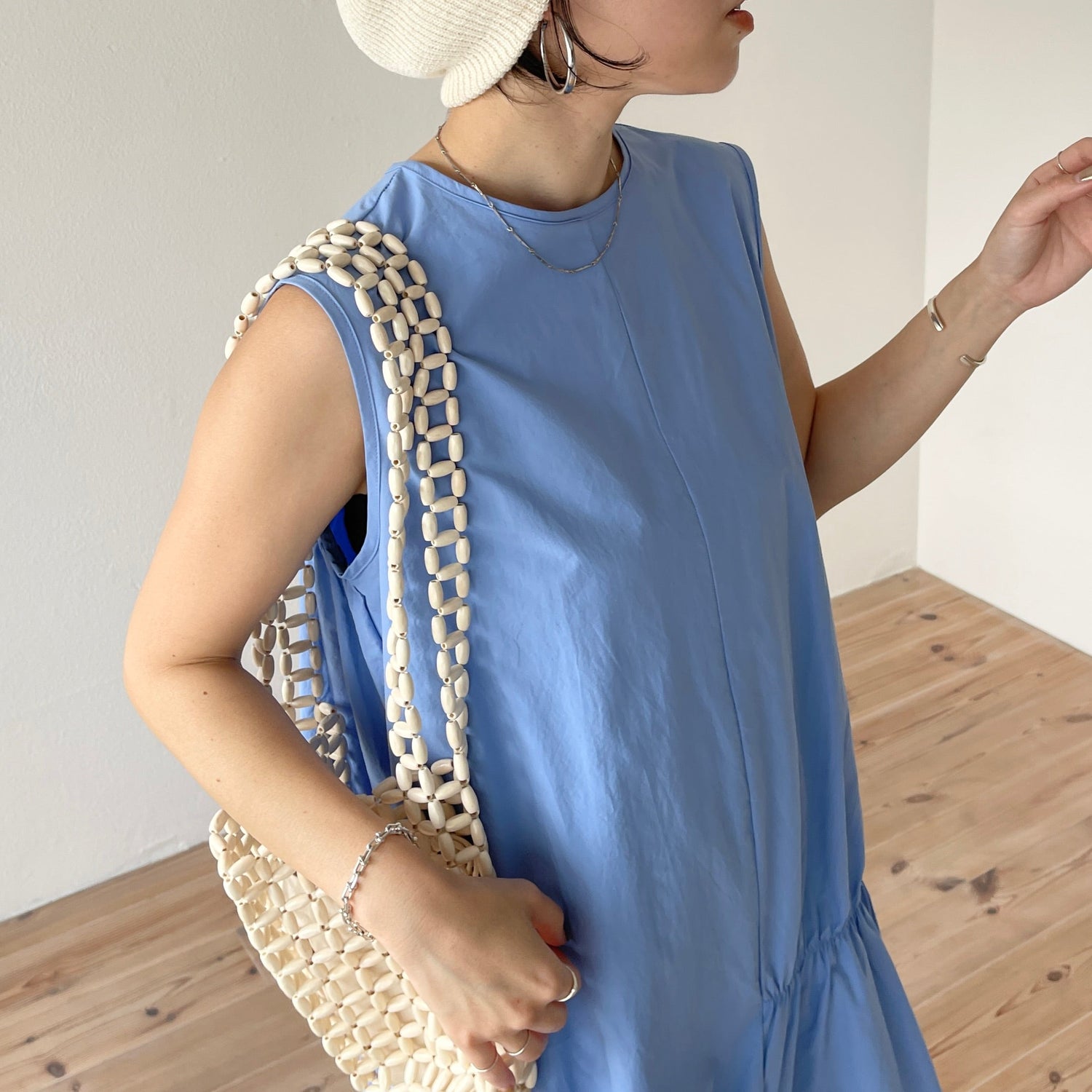 【SAMPLE】many many gather one piece / sky blue