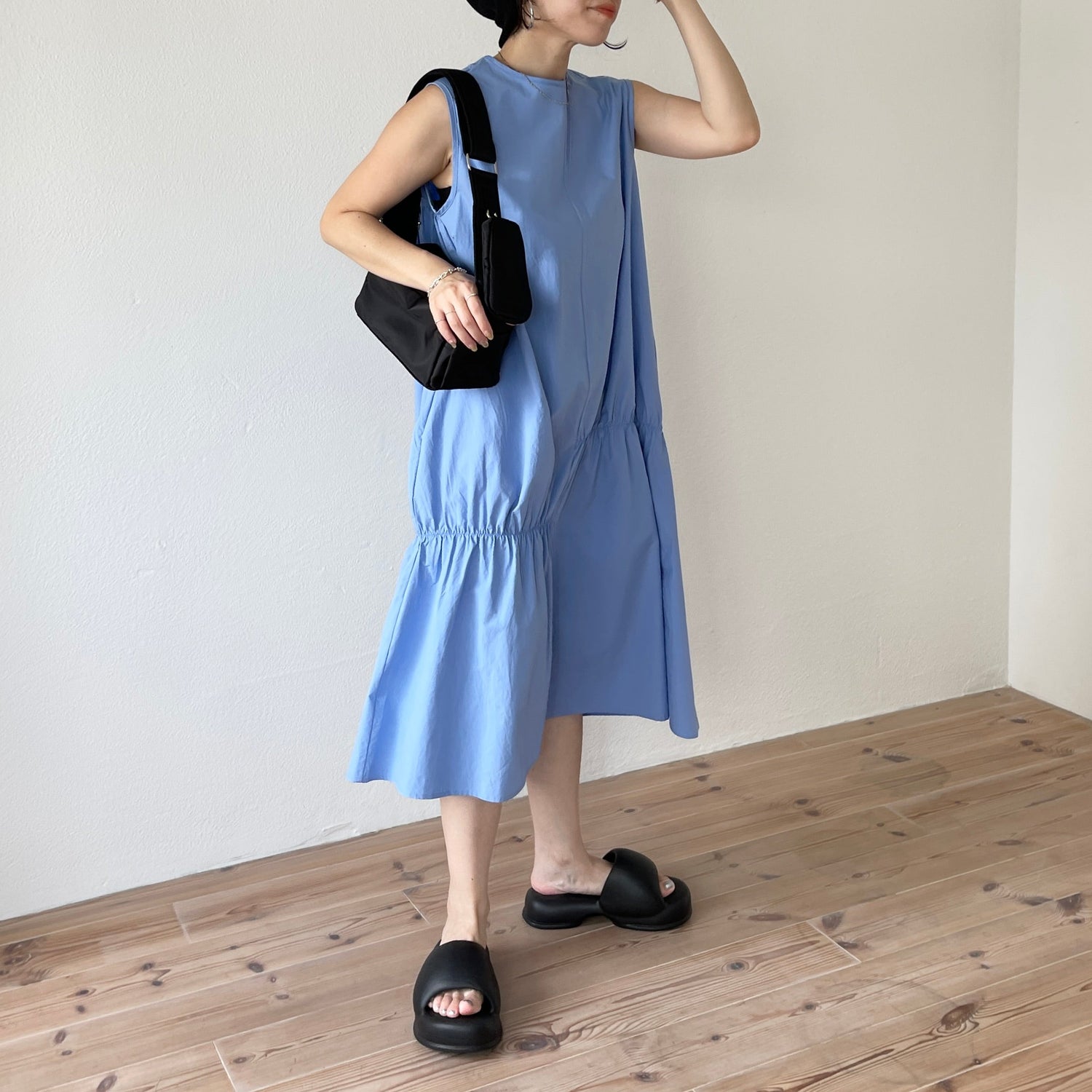 【SAMPLE】many many gather one piece / sky blue