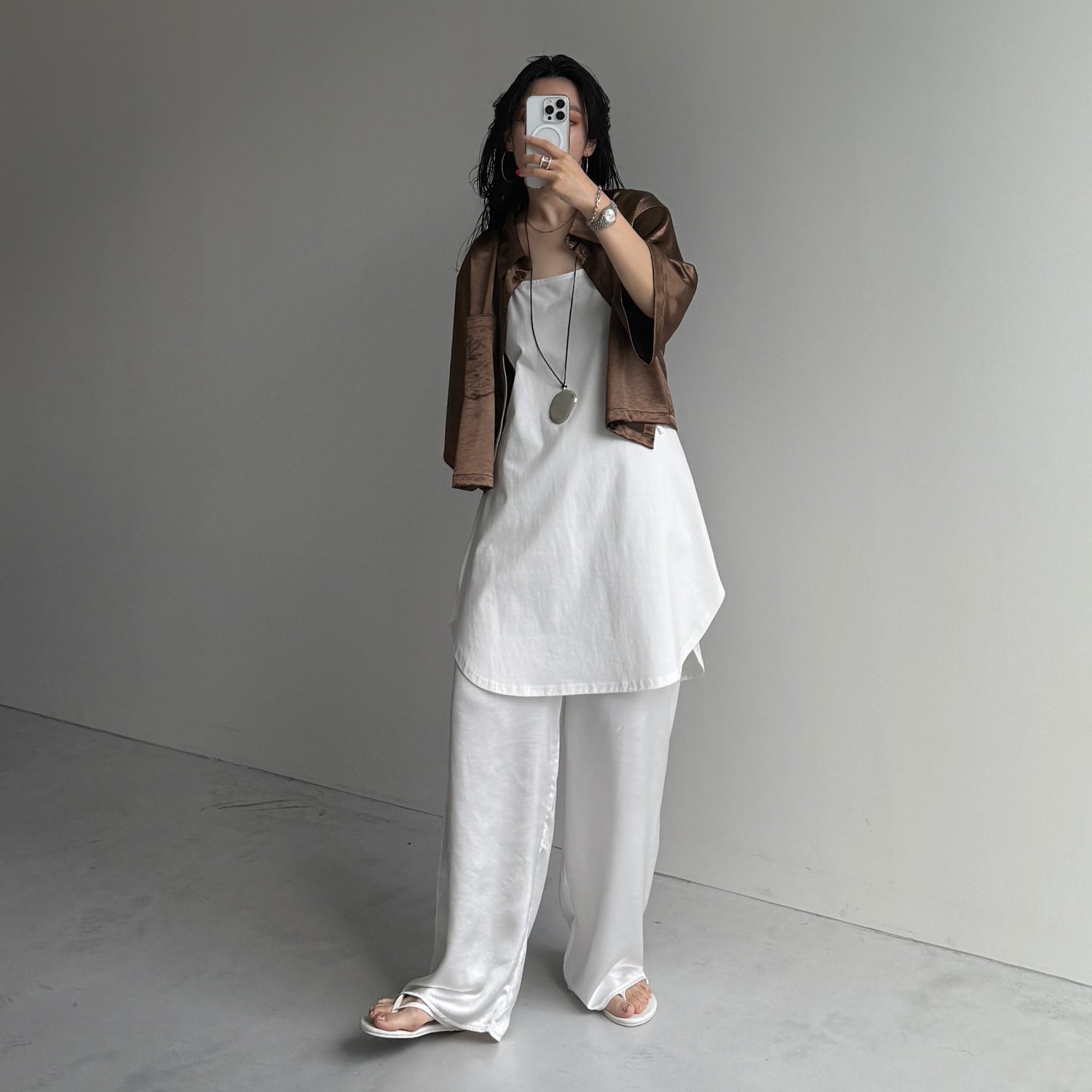 CHIRARISM camisole / ivory