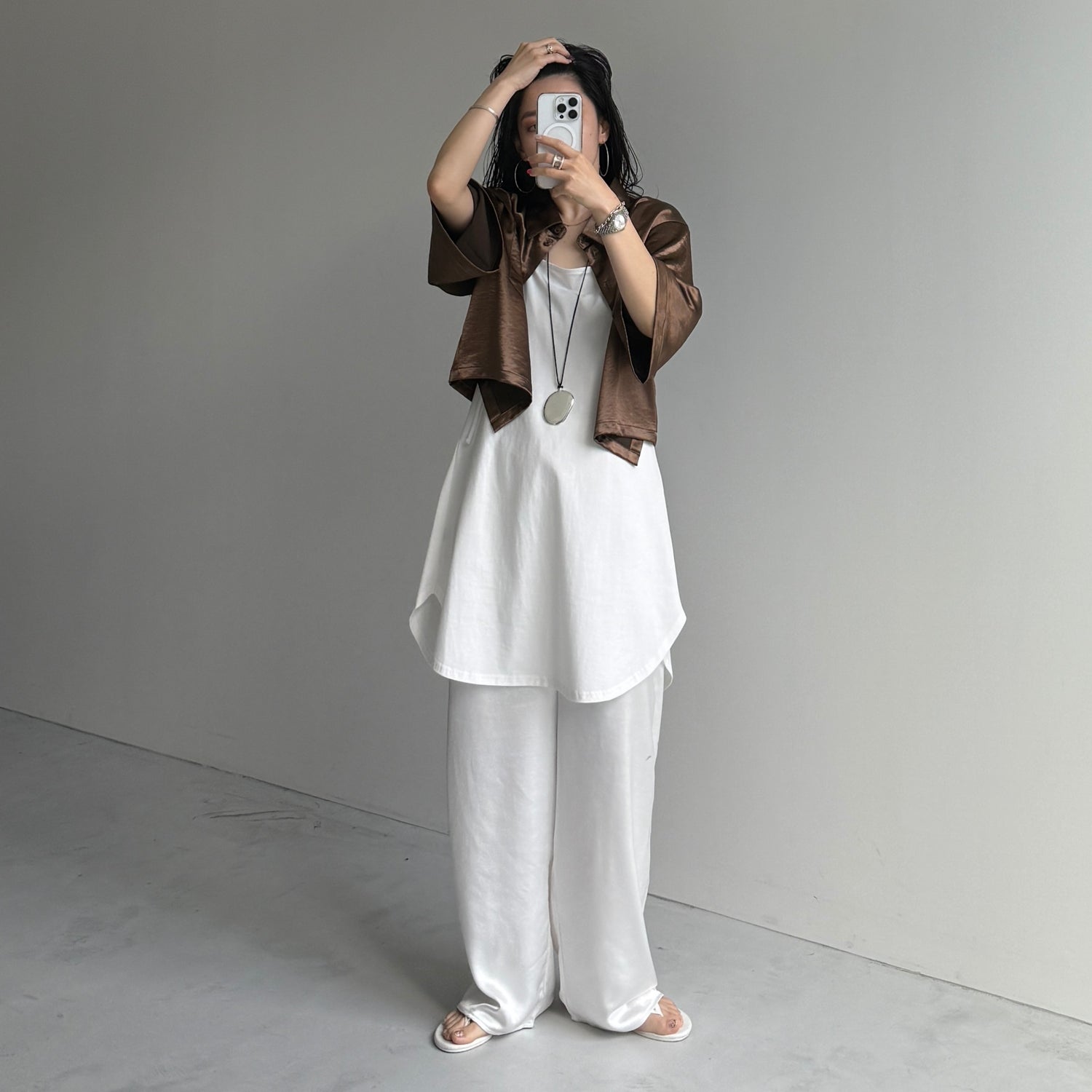 CHIRARISM camisole / ivory
