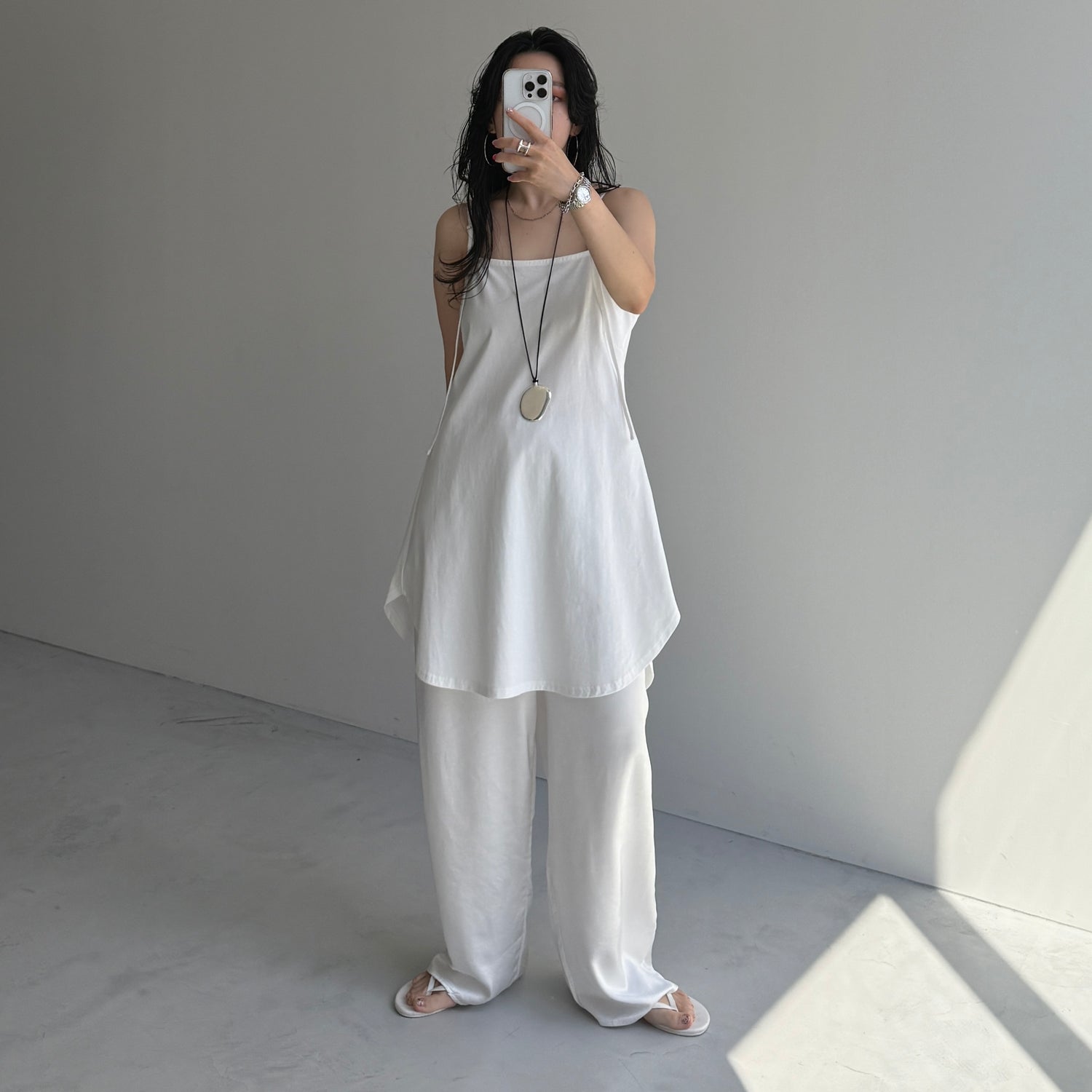 CHIRARISM camisole / ivory