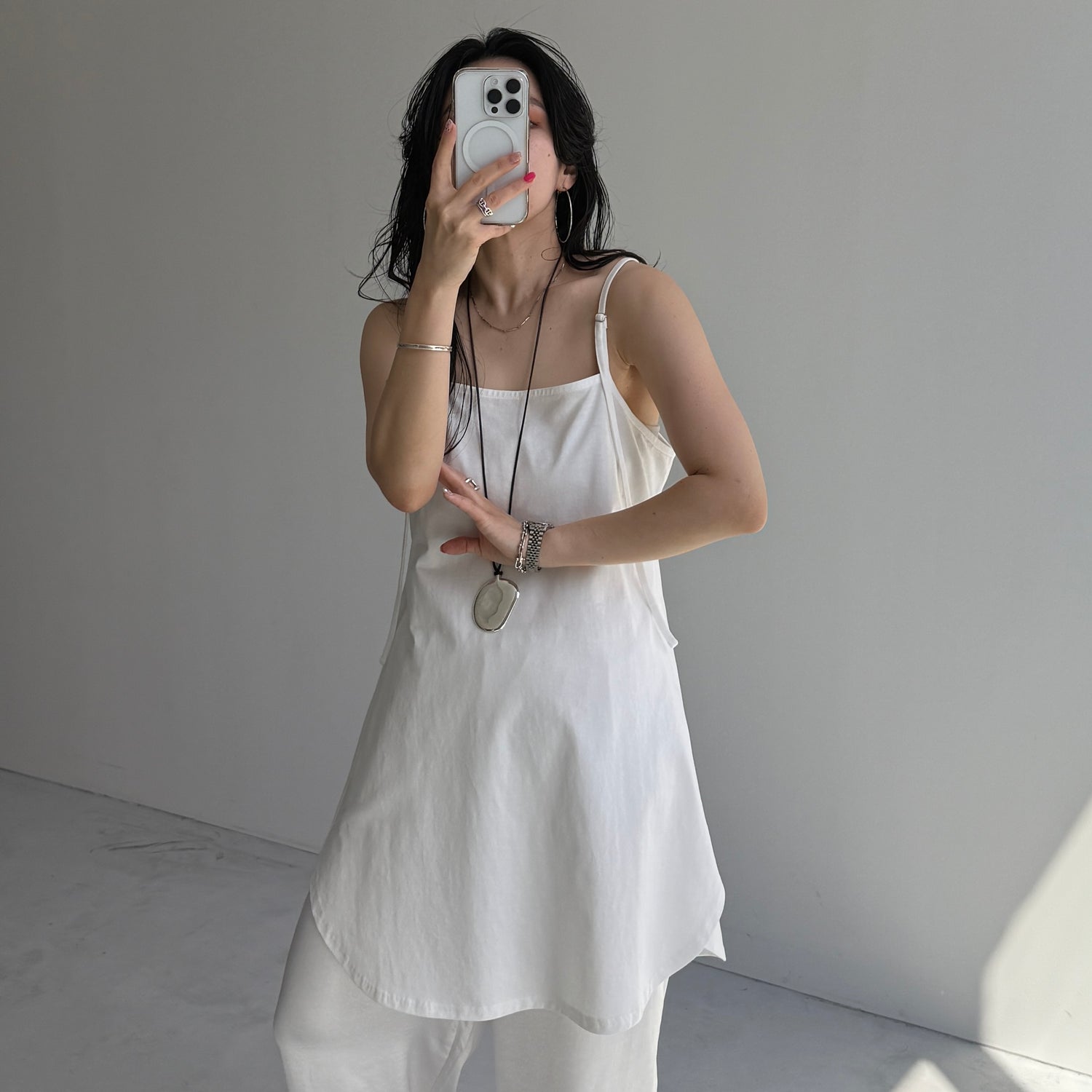 CHIRARISM camisole / ivory