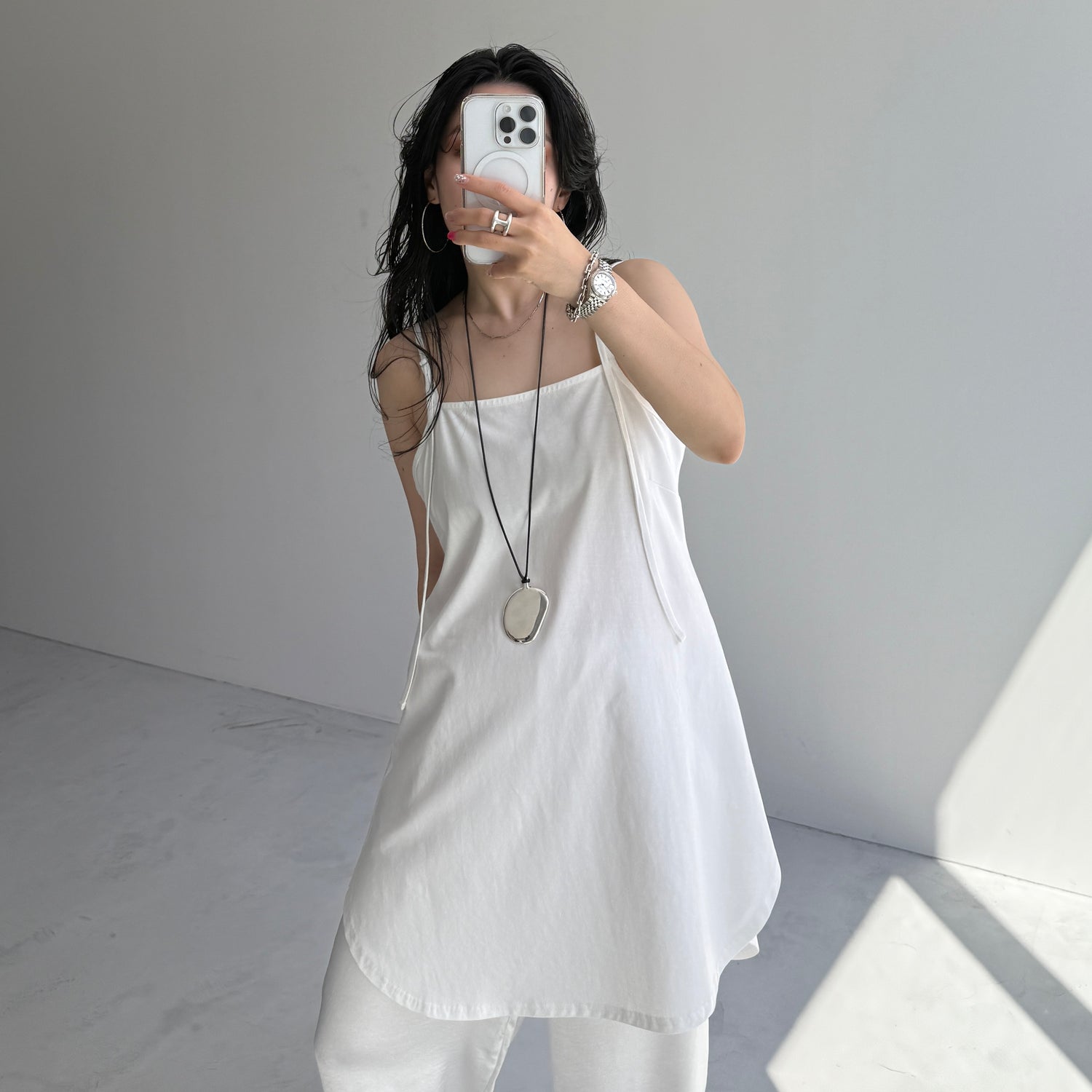 CHIRARISM camisole / ivory