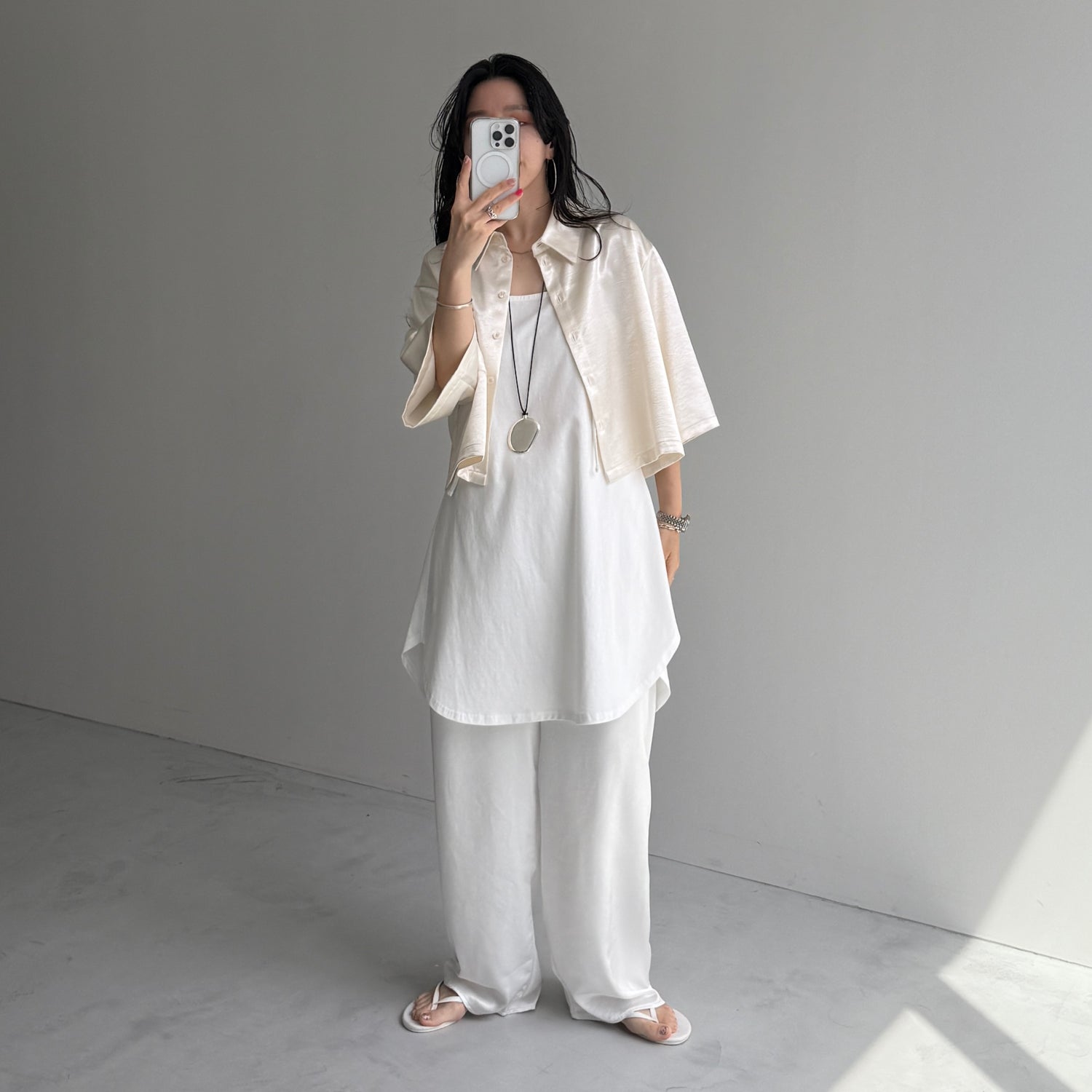 CHIRARISM camisole / ivory