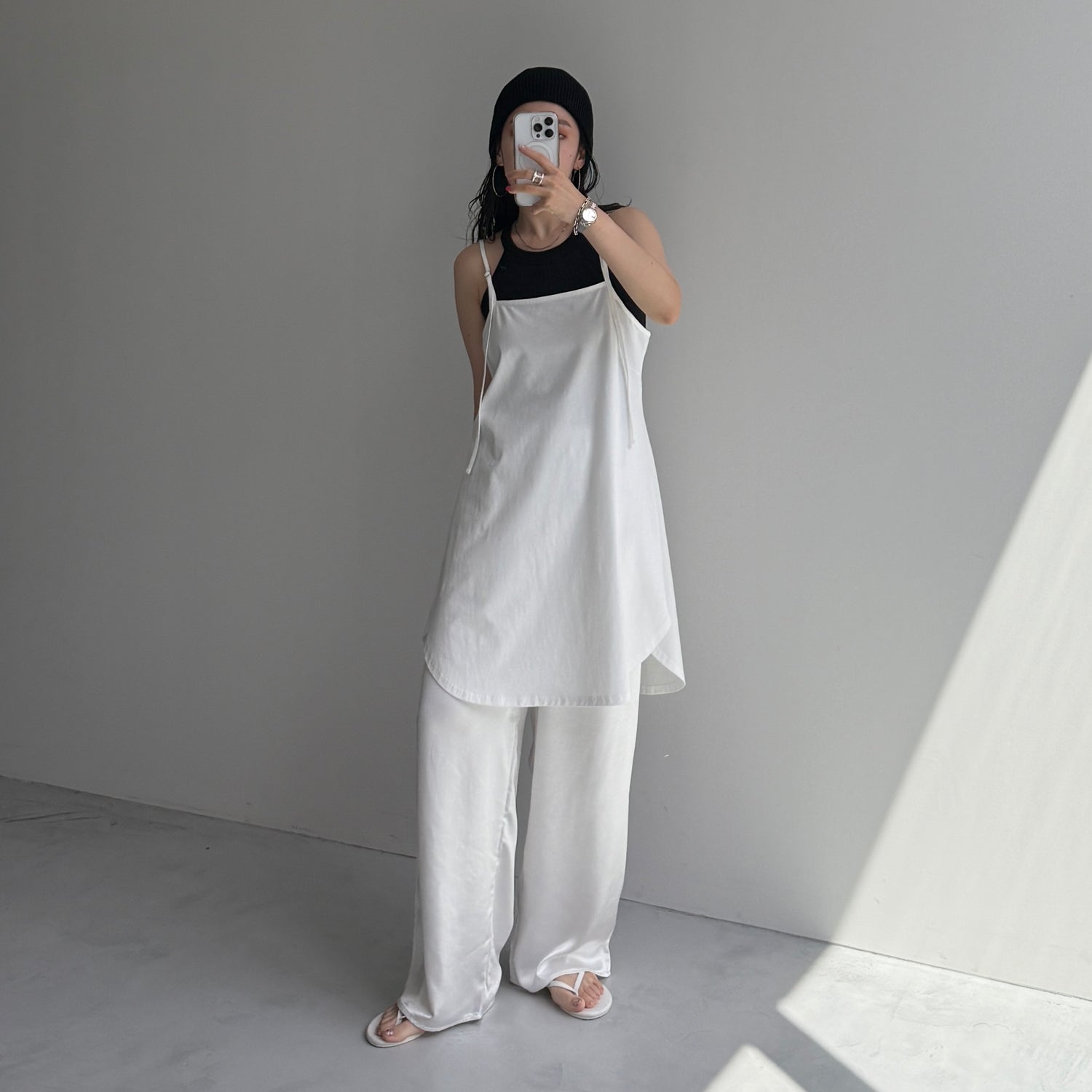 CHIRARISM camisole / ivory