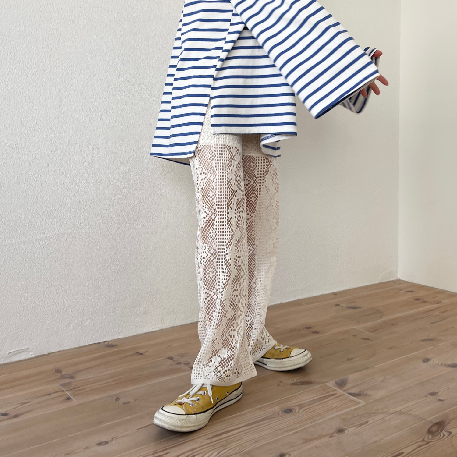 lace leggings inner pants / ivory