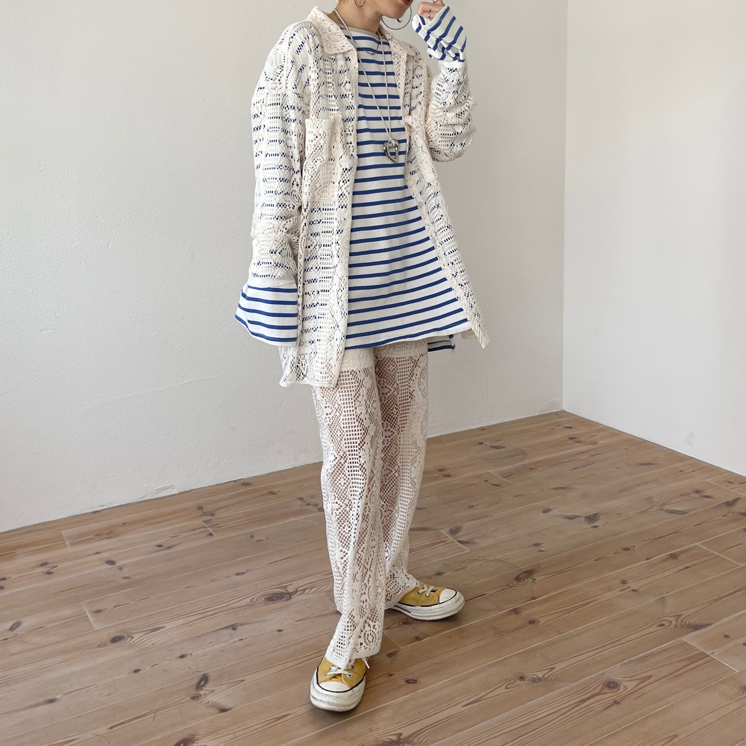 lace leggings inner pants / ivory